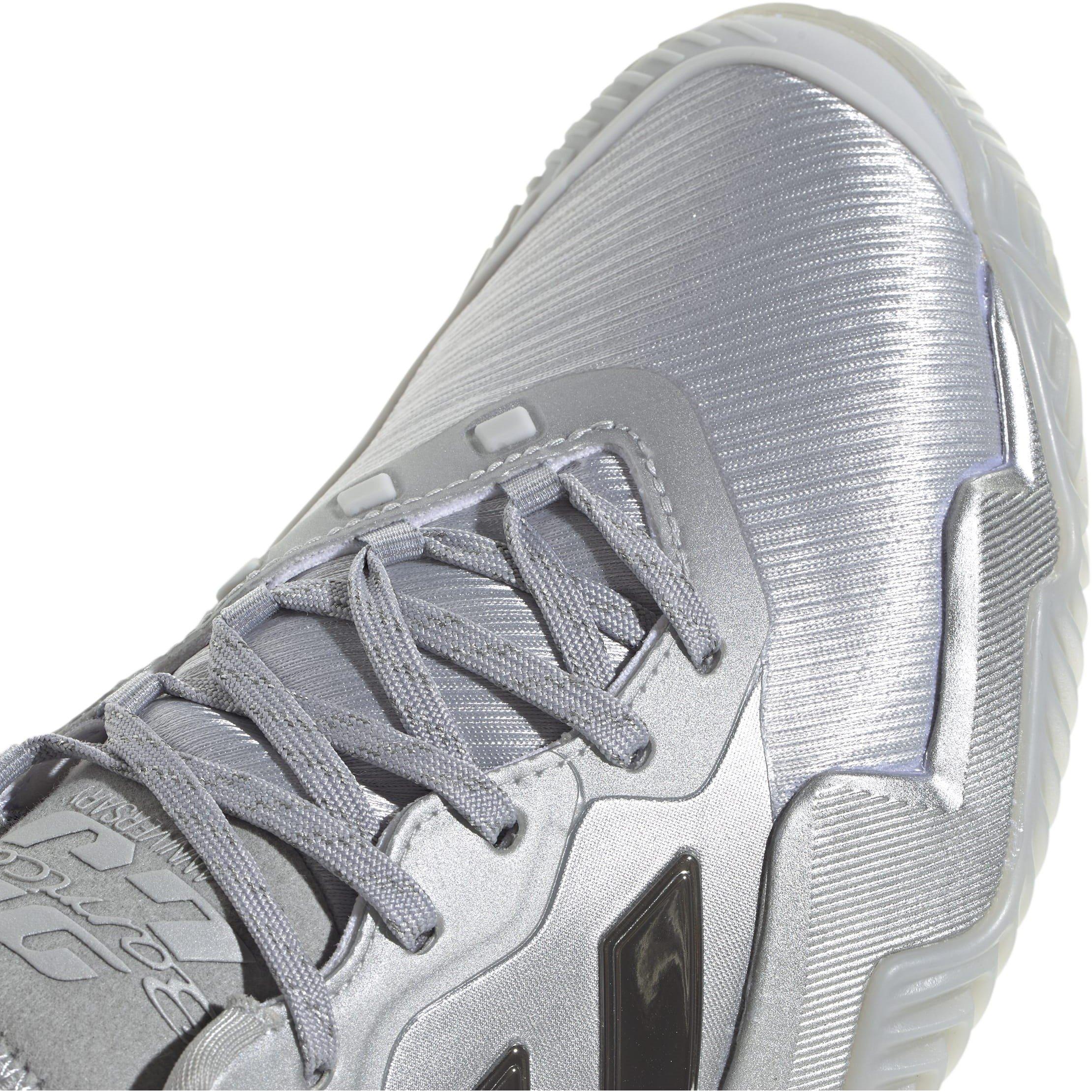 Argento incontrato/Grigio - adidas - Barricade 13 Silver Edition Tennis Shoes Womens - 8