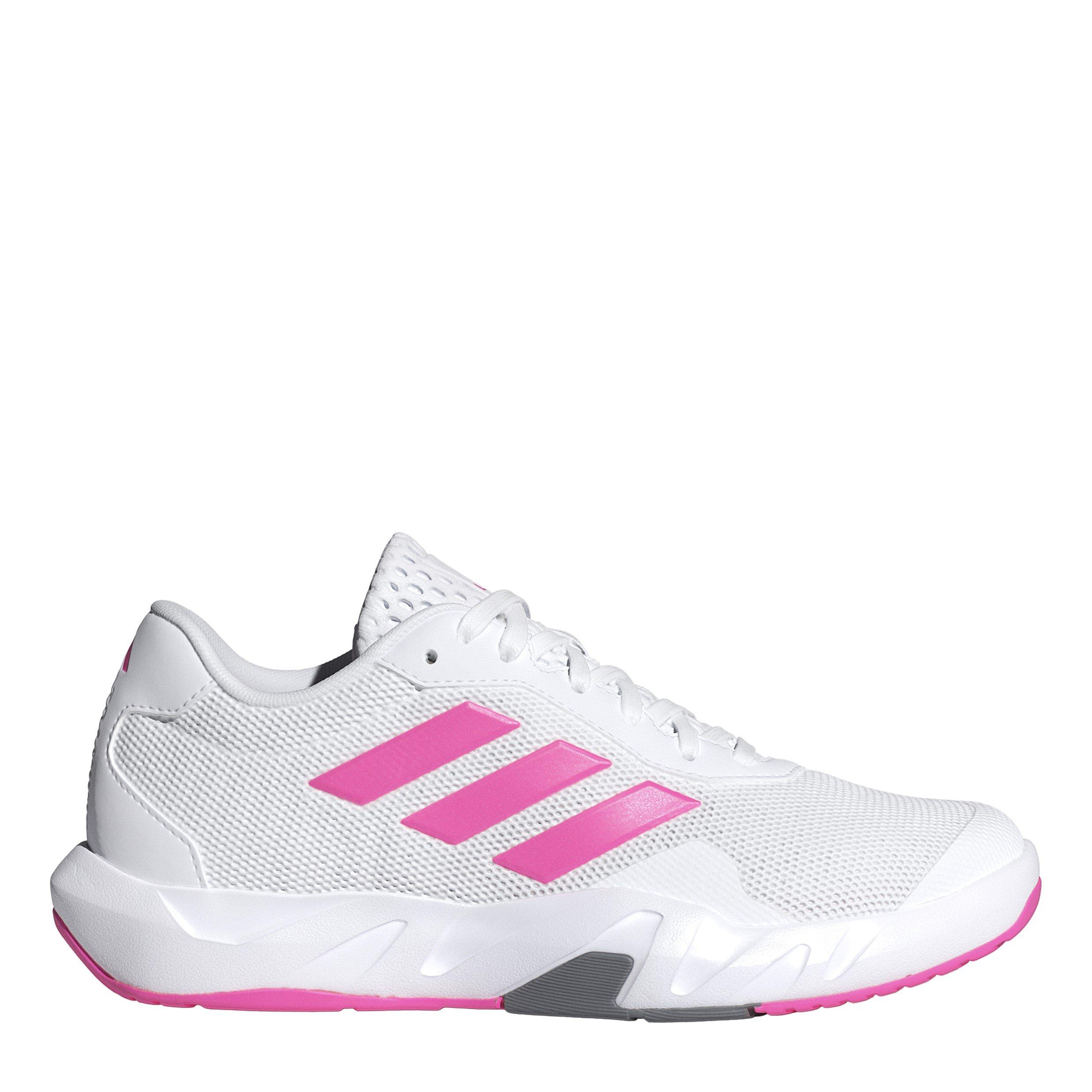 White/Lucid Pin - adidas - Women's Amplimove Trainer Tennis Shoes - 1