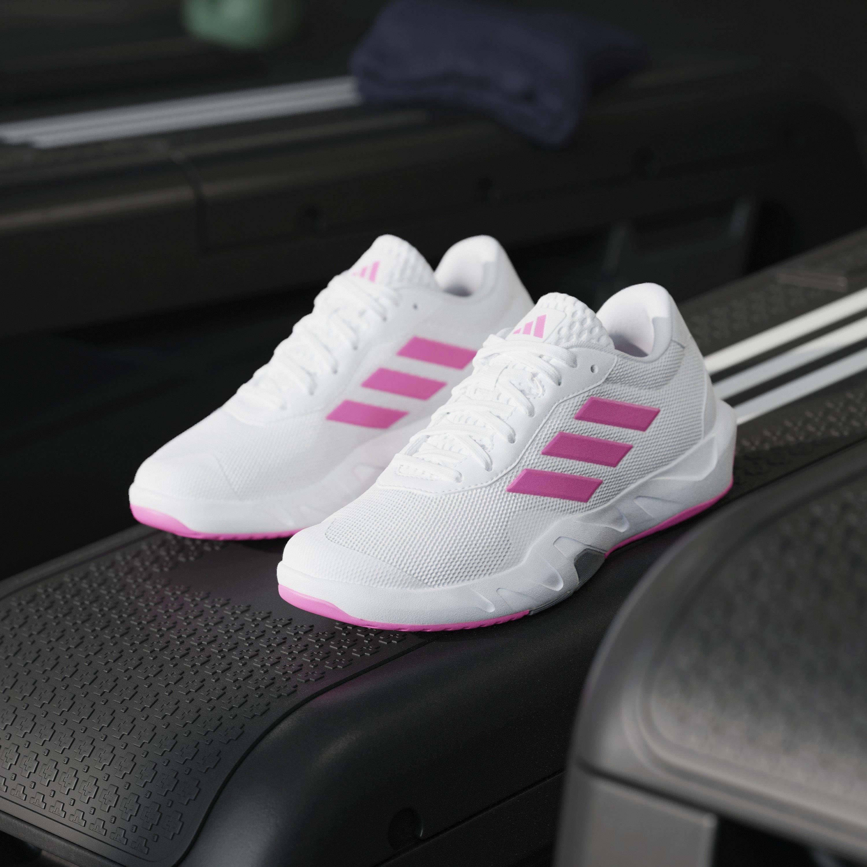 White/Lucid Pin - adidas - Amplimove Trainer Tennis Shoes - 11