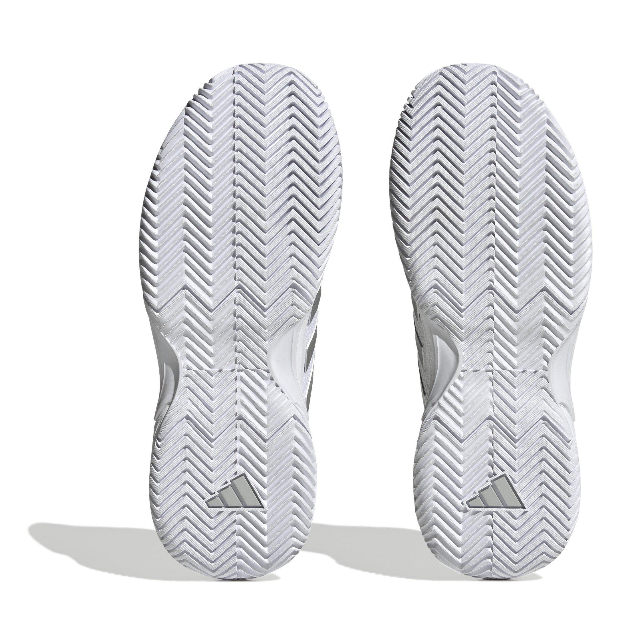 Wit/Zilver - adidas - Gamecourt 2.0 Tennis Shoes Womens - 6