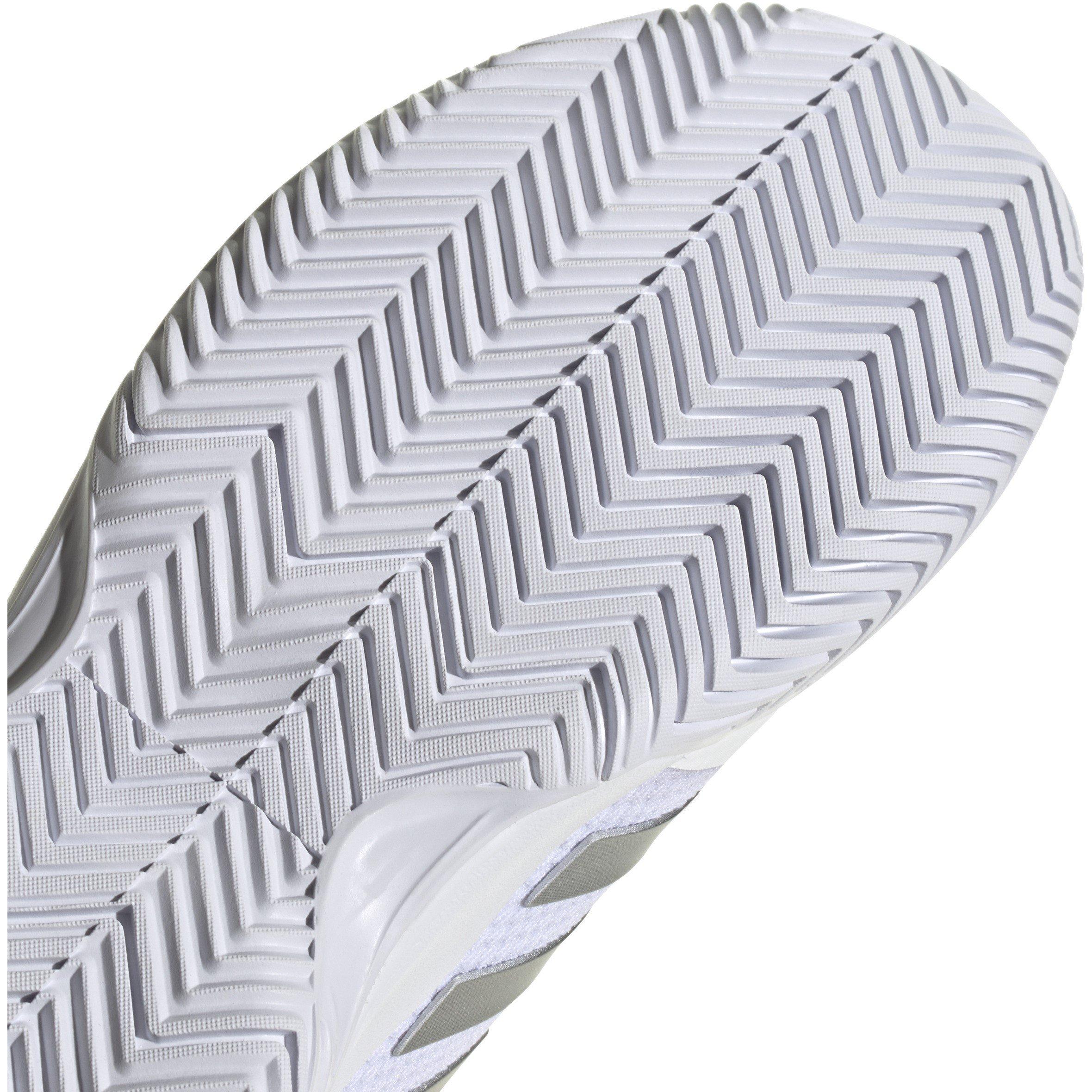 Wit/Zilver - adidas - Gamecourt 2.0 Tennis Shoes Womens - 8