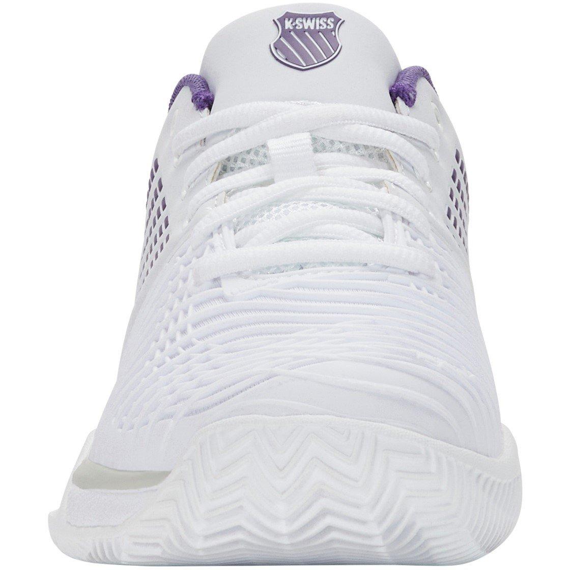 White/Purple - K-Swiss - Women's Express Lte Tennis Shoes - 3