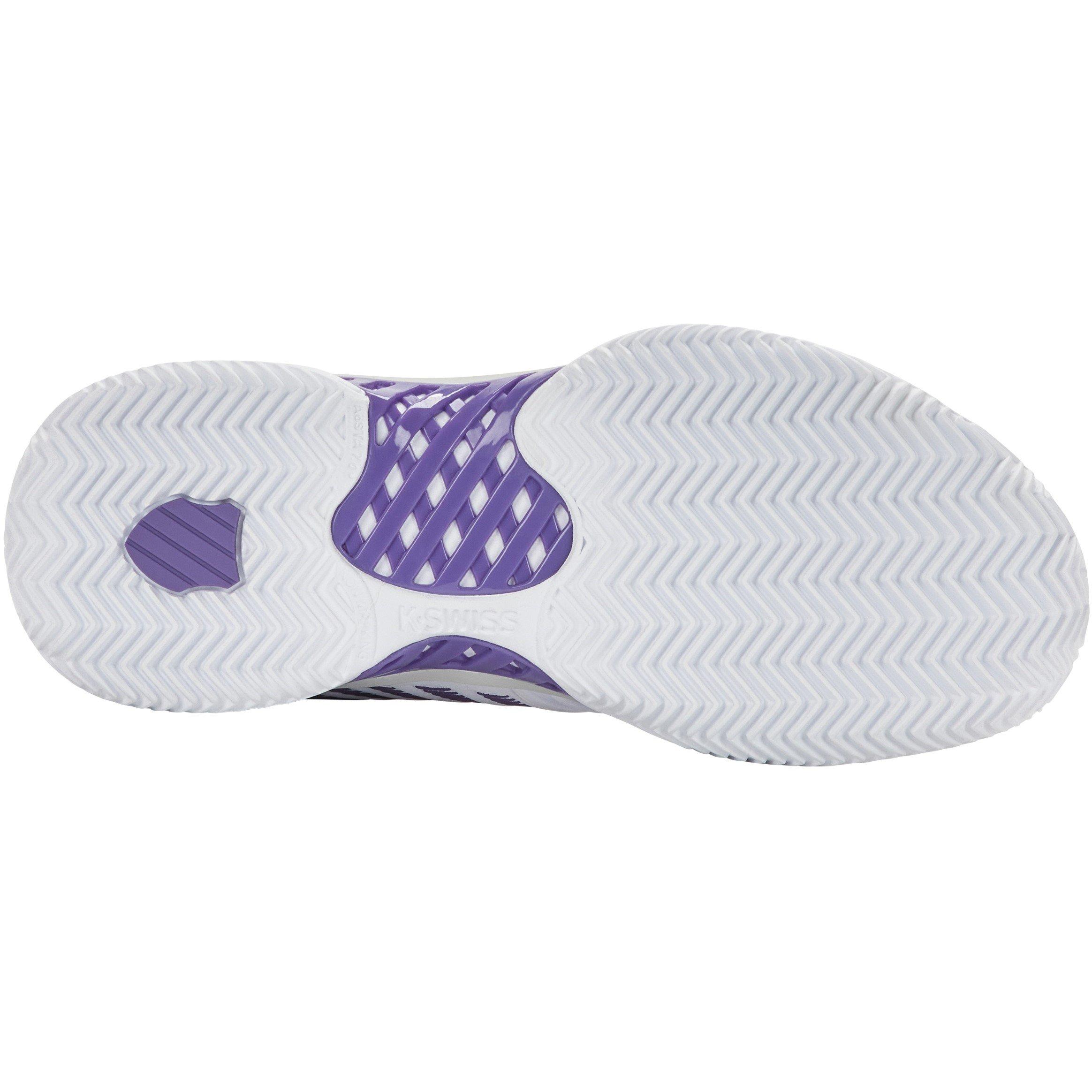 White/Purple - K-Swiss - Women's Express Lte Tennis Shoes - 6