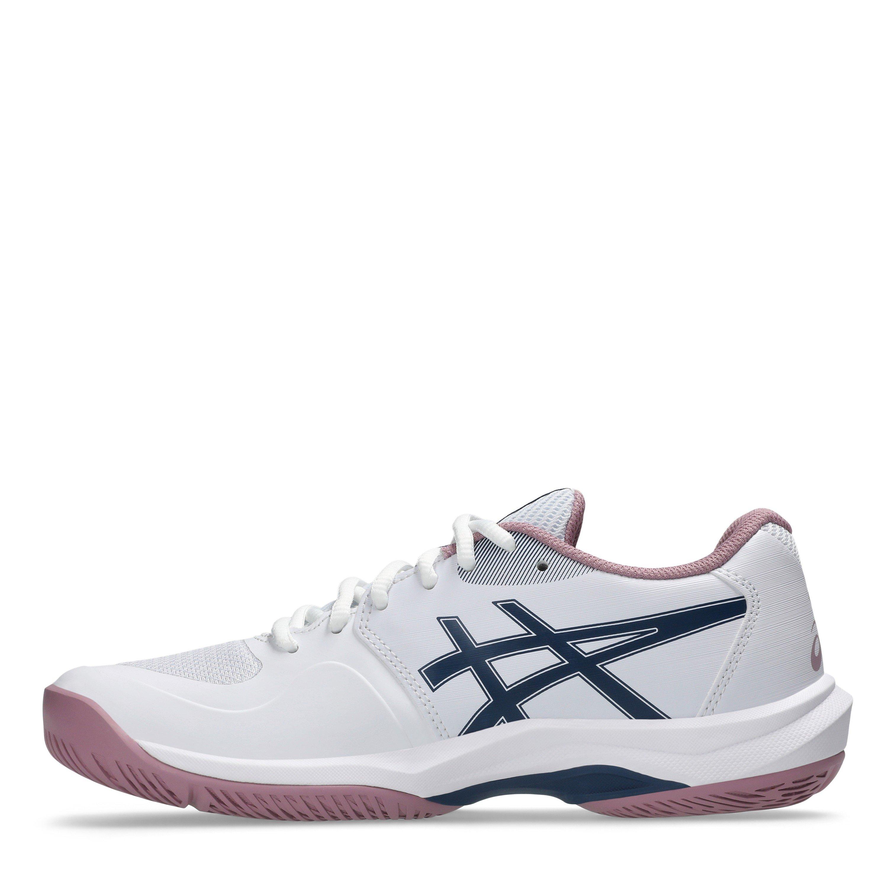 Wht/Blue - Asics - Gel-Game FF Womens Tennis Shoes - 2