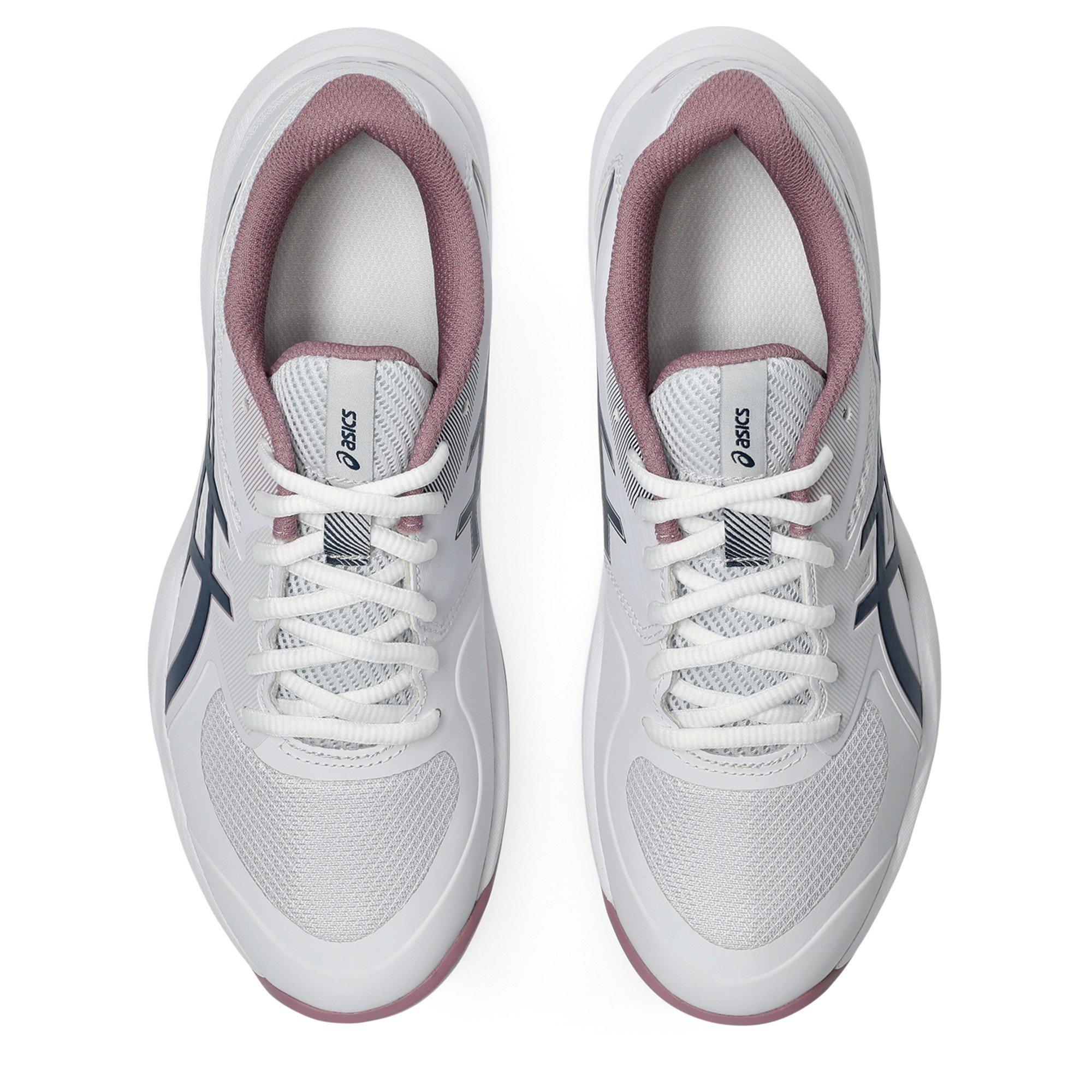 Wht/Blue - Asics - Gel-Game FF Womens Tennis Shoes - 6