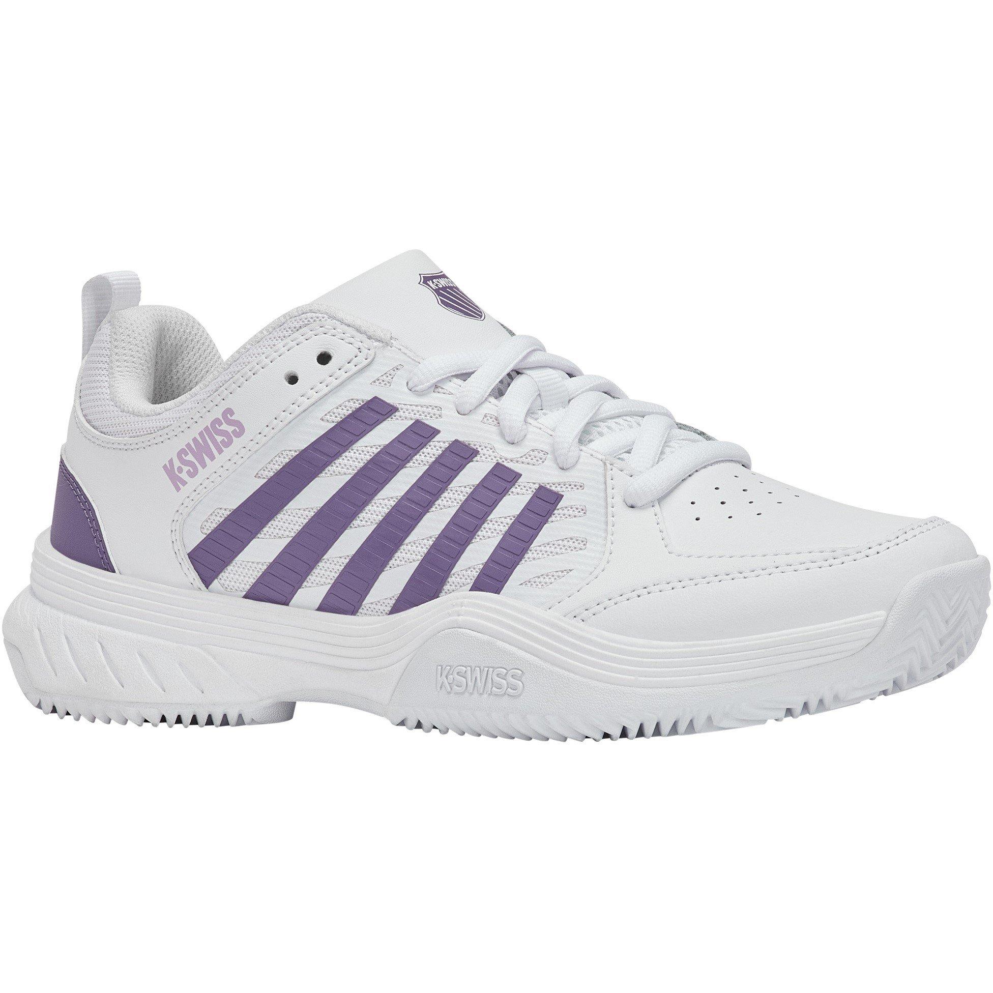 Weiß/Lila - K-Swiss - Women's Cl Tennis Shoes - 2