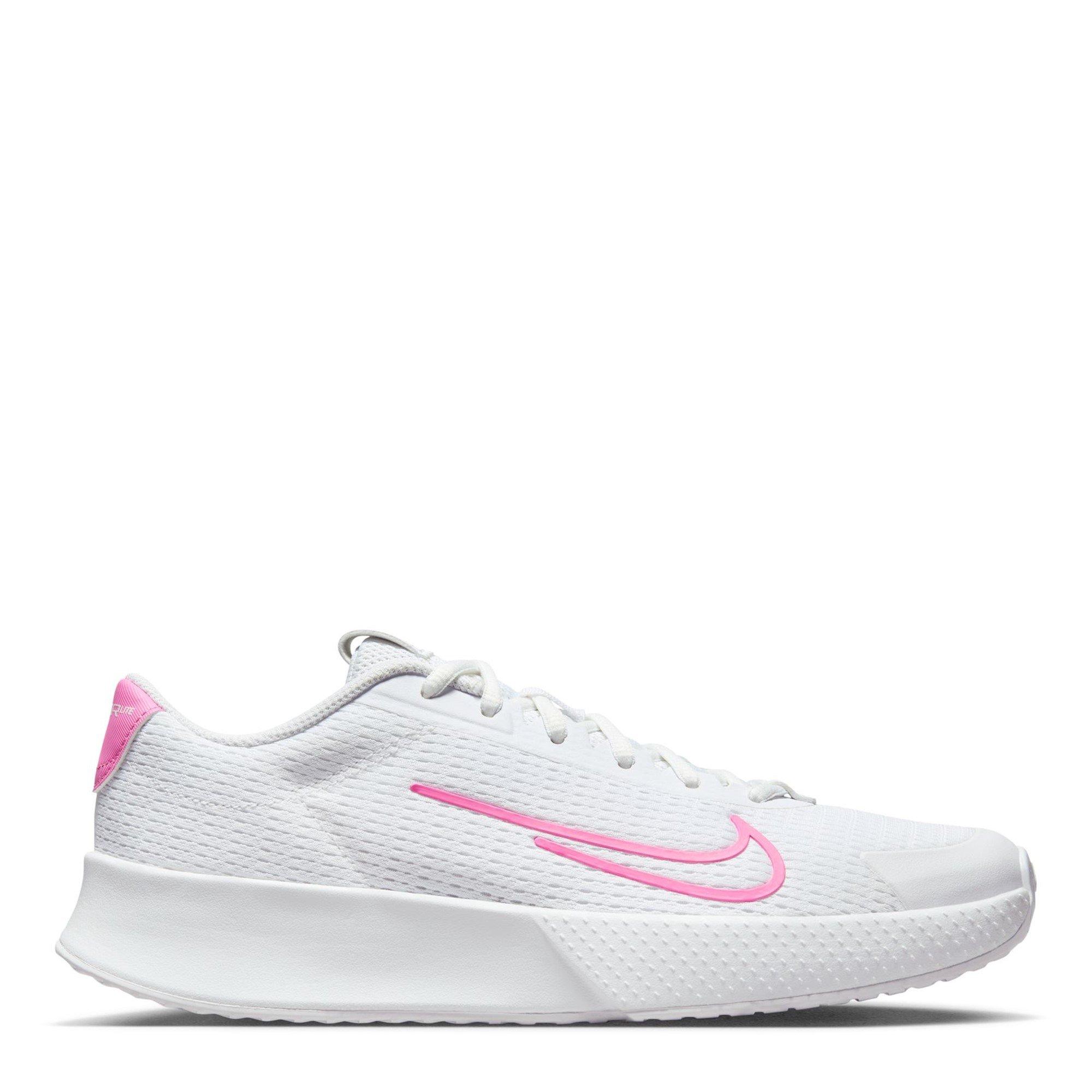 Bianco/Rosa - Nike - NikeCourt Vapor Lite 2 Women's Hard Court Tennis Shoes - 1