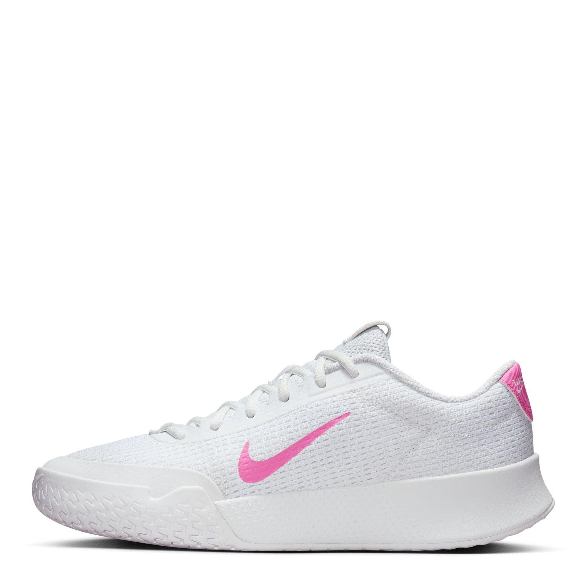 Bianco/Rosa - Nike - NikeCourt Vapor Lite 2 Women's Hard Court Tennis Shoes - 2