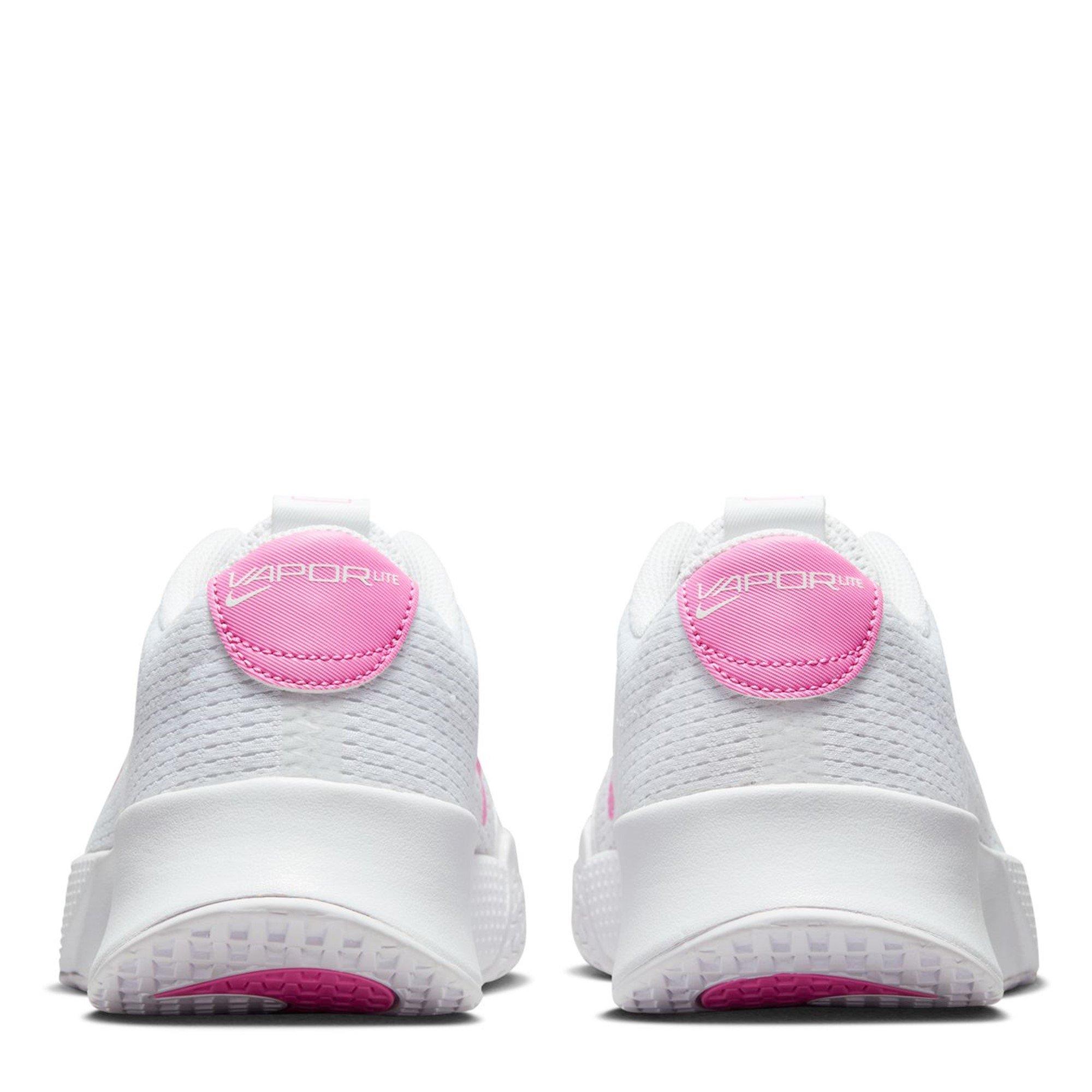 Bianco/Rosa - Nike - NikeCourt Vapor Lite 2 Women's Hard Court Tennis Shoes - 5
