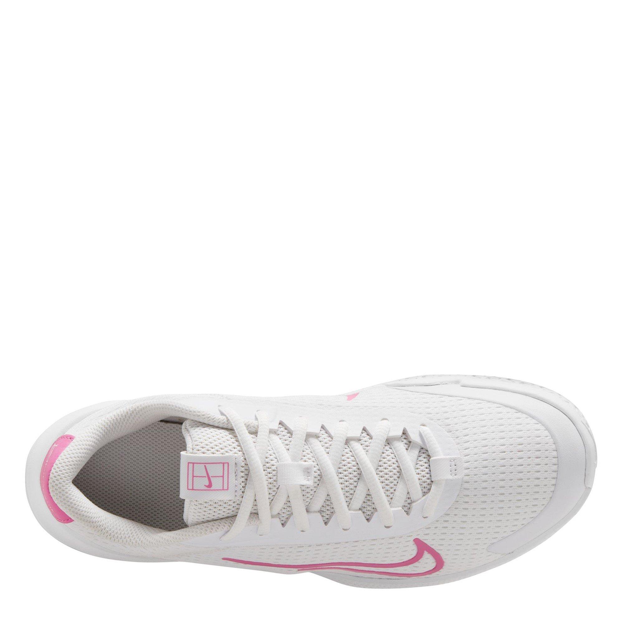 Bianco/Rosa - Nike - NikeCourt Vapor Lite 2 Women's Hard Court Tennis Shoes - 9