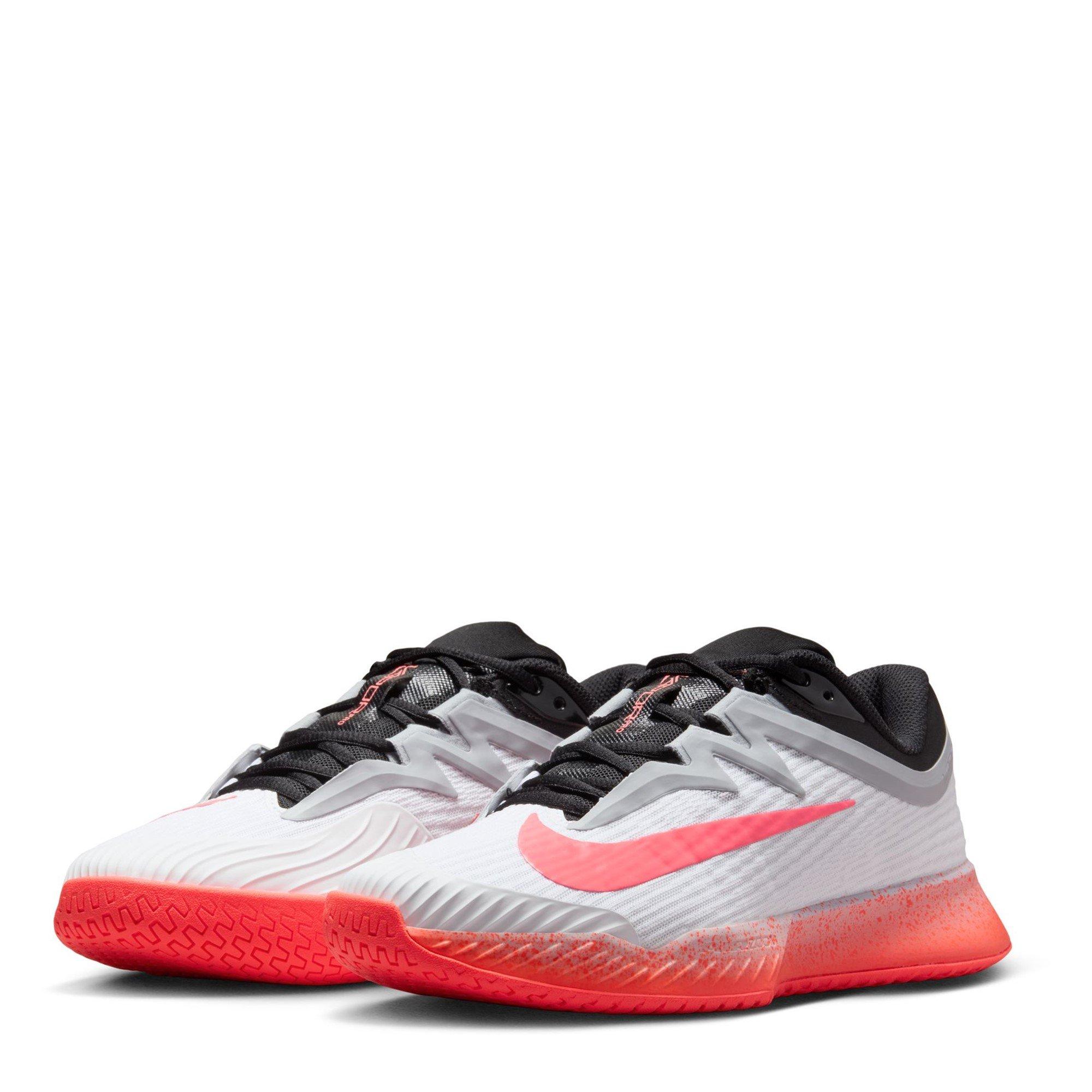Wht/Hot Lava - Nike - Vapor Pro 3 Tennis Shoes Womens - 4