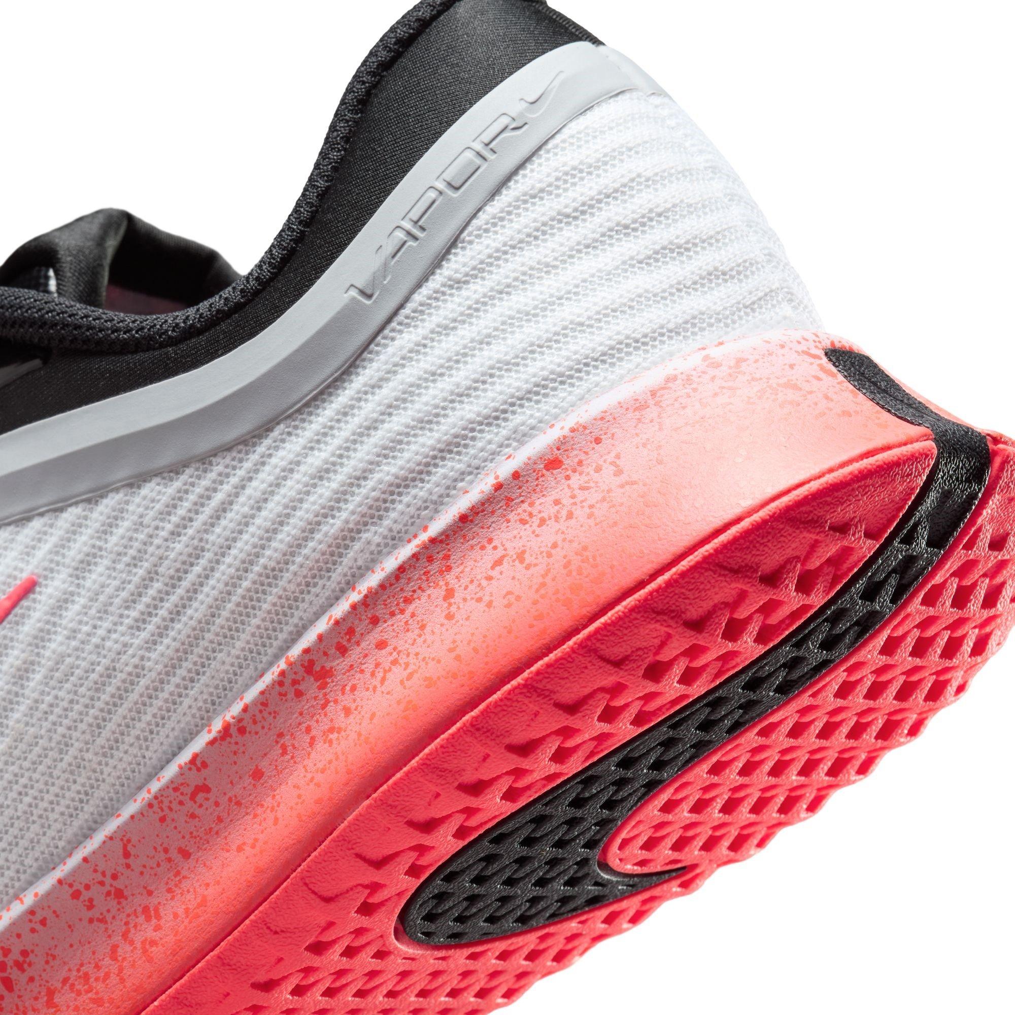 Wht/Hot Lava - Nike - Vapor Pro 3 Tennis Shoes Womens - 8