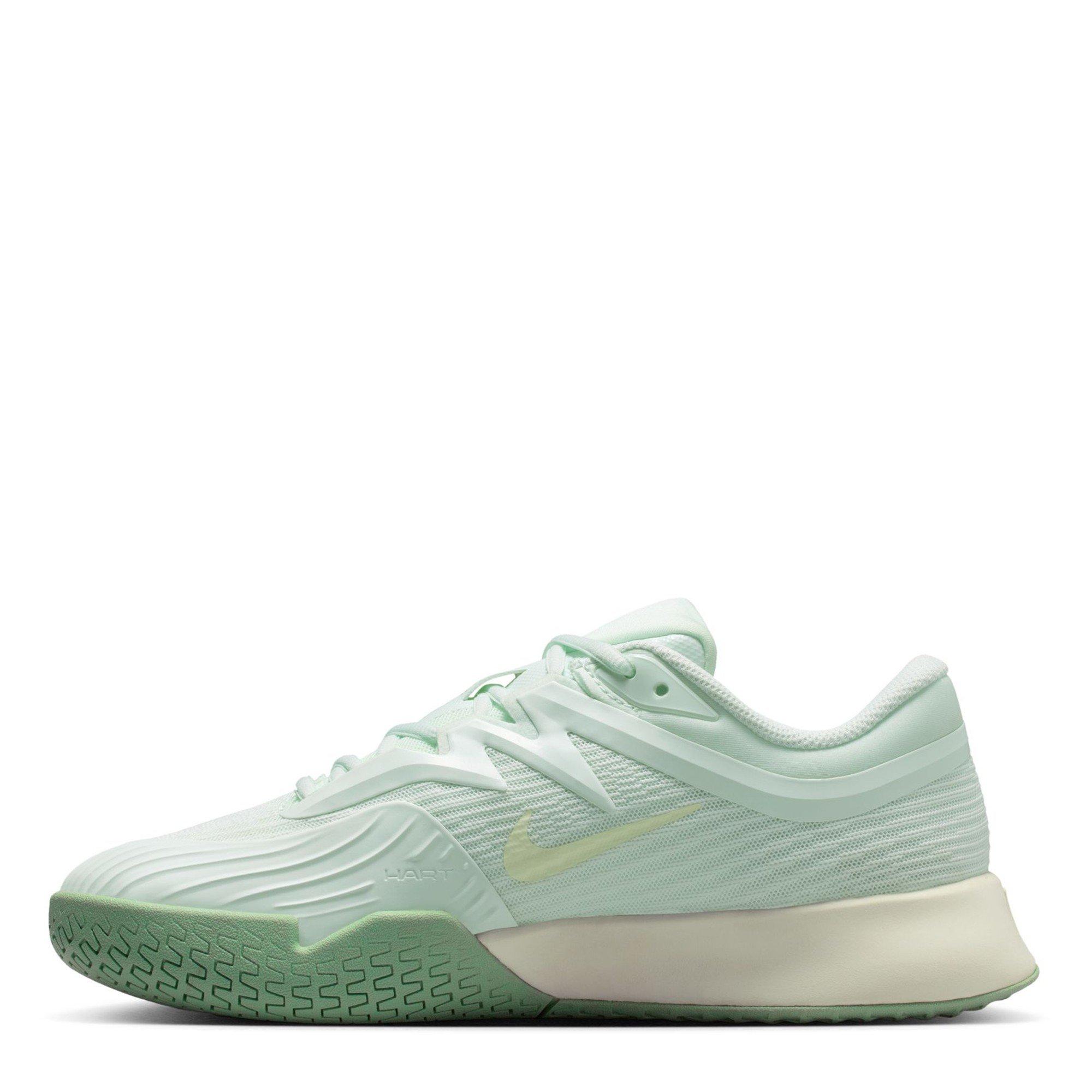 Green/White - Nike - Vapor Pro 3 Tennis Shoes Womens - 2