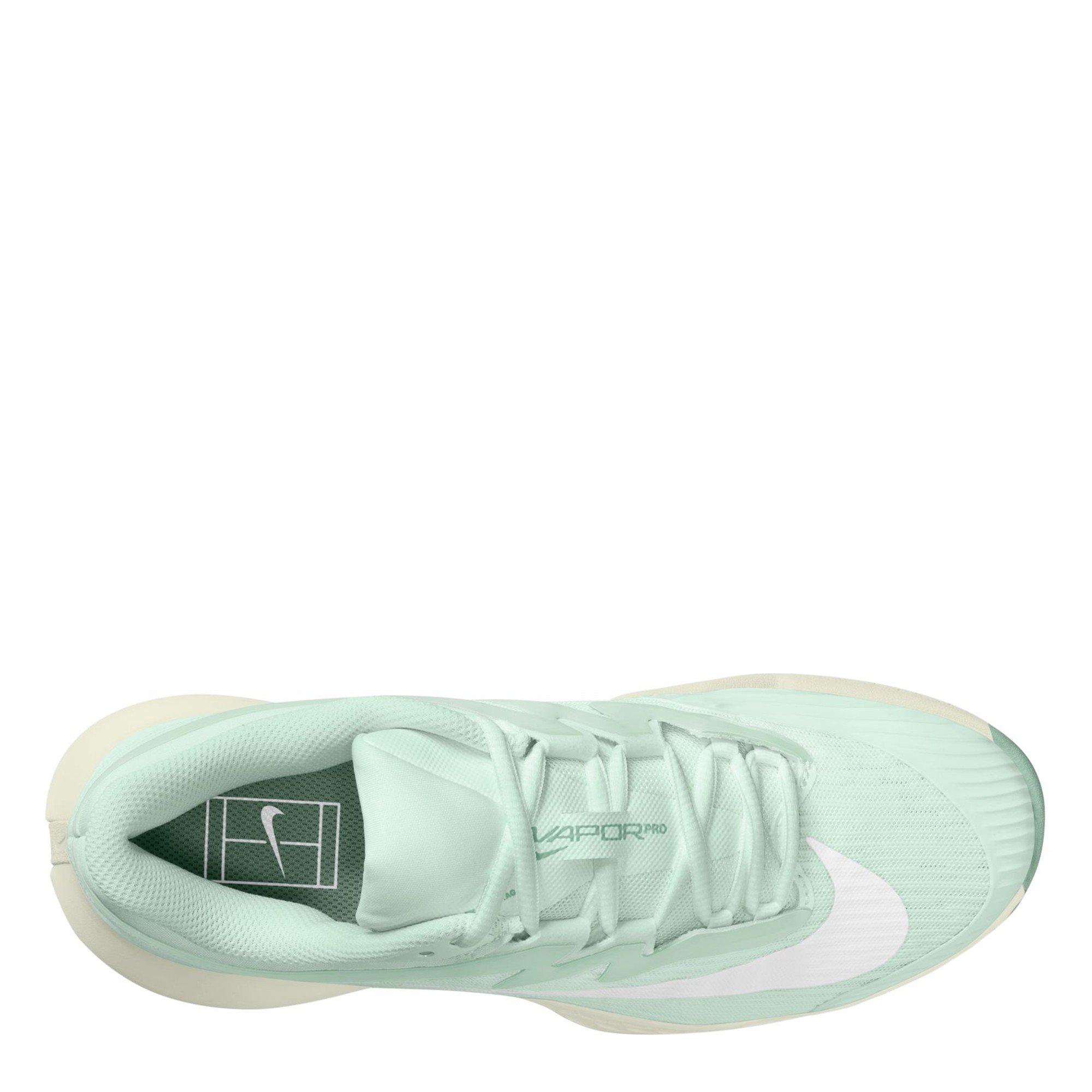 Green/White - Nike - Vapor Pro 3 Tennis Shoes Womens - 9