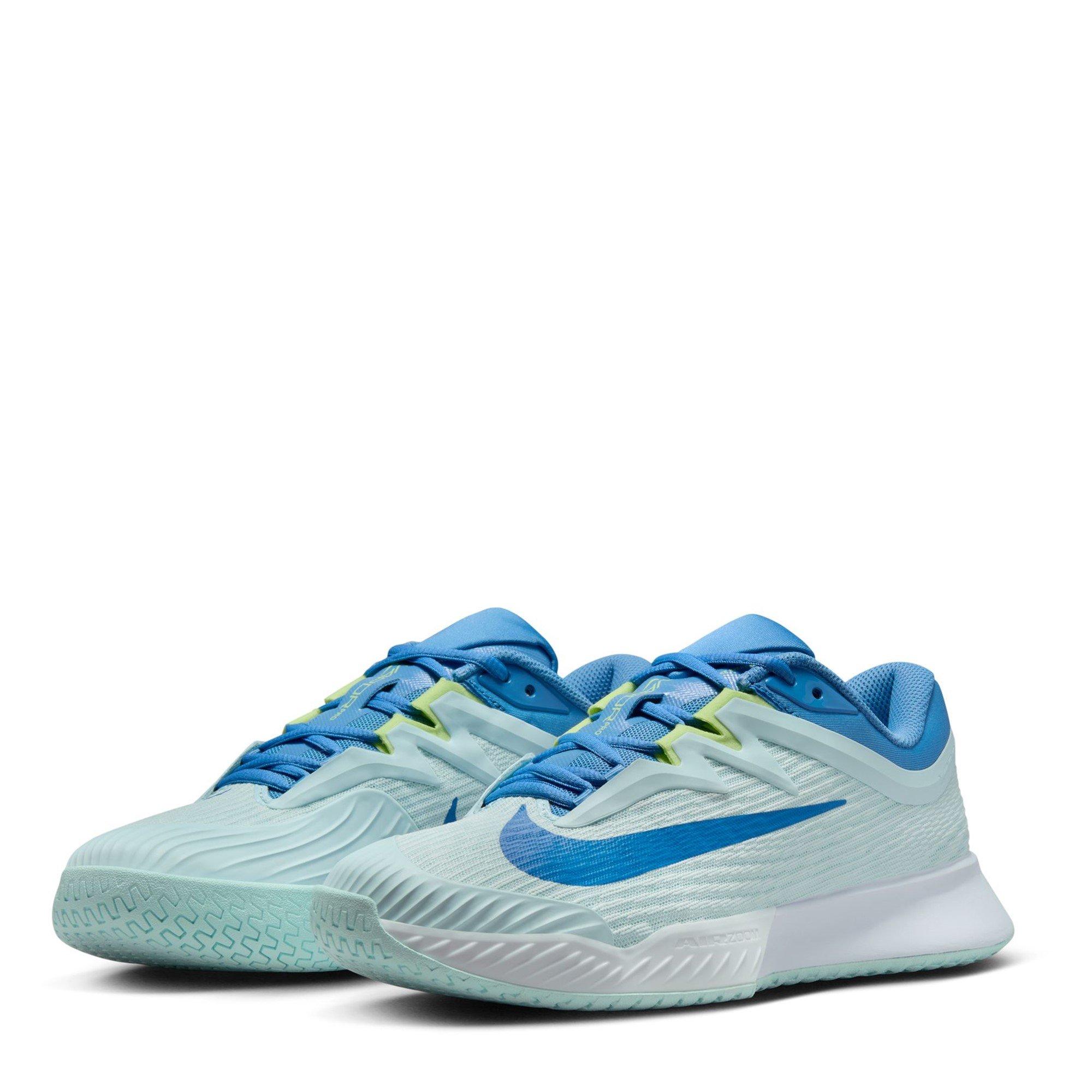 Blå/Hvid - Nike - Vapor Pro 3 Tennis Shoes Womens - 4