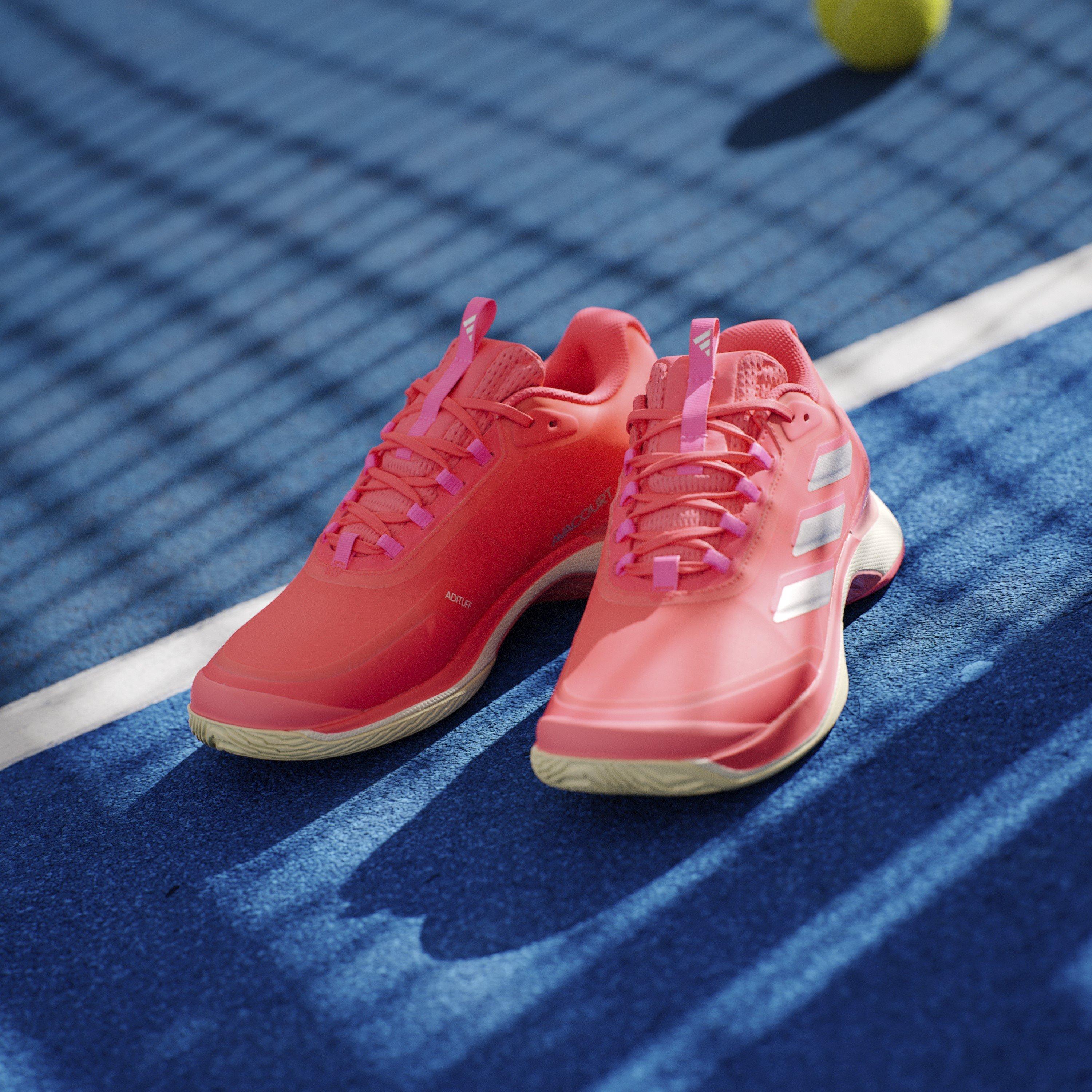 Lucid Red/Silve - adidas - Avacourt Tennis Shoes - 12