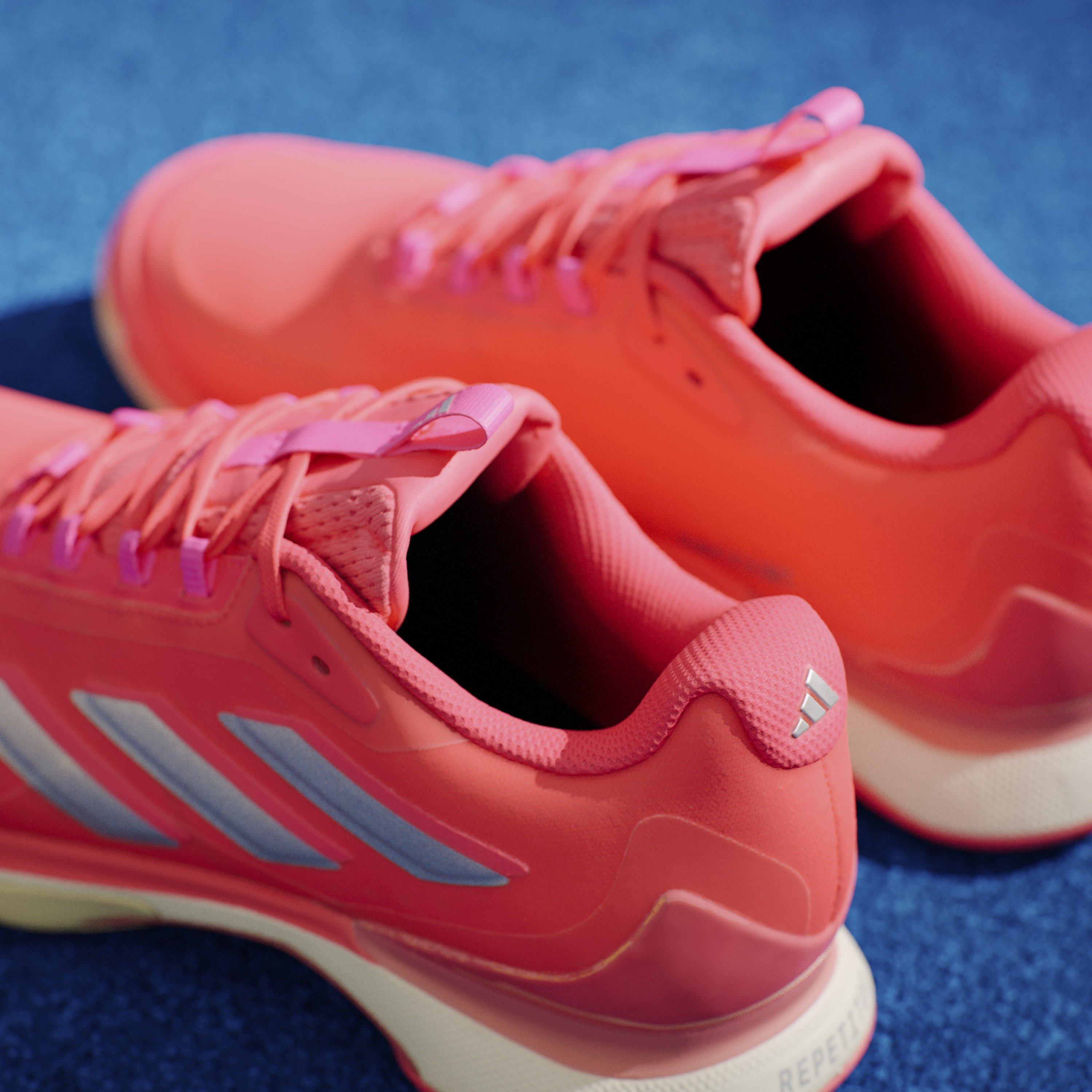 Lucid Red/Silve - adidas - Avacourt Tennis Shoes - 16