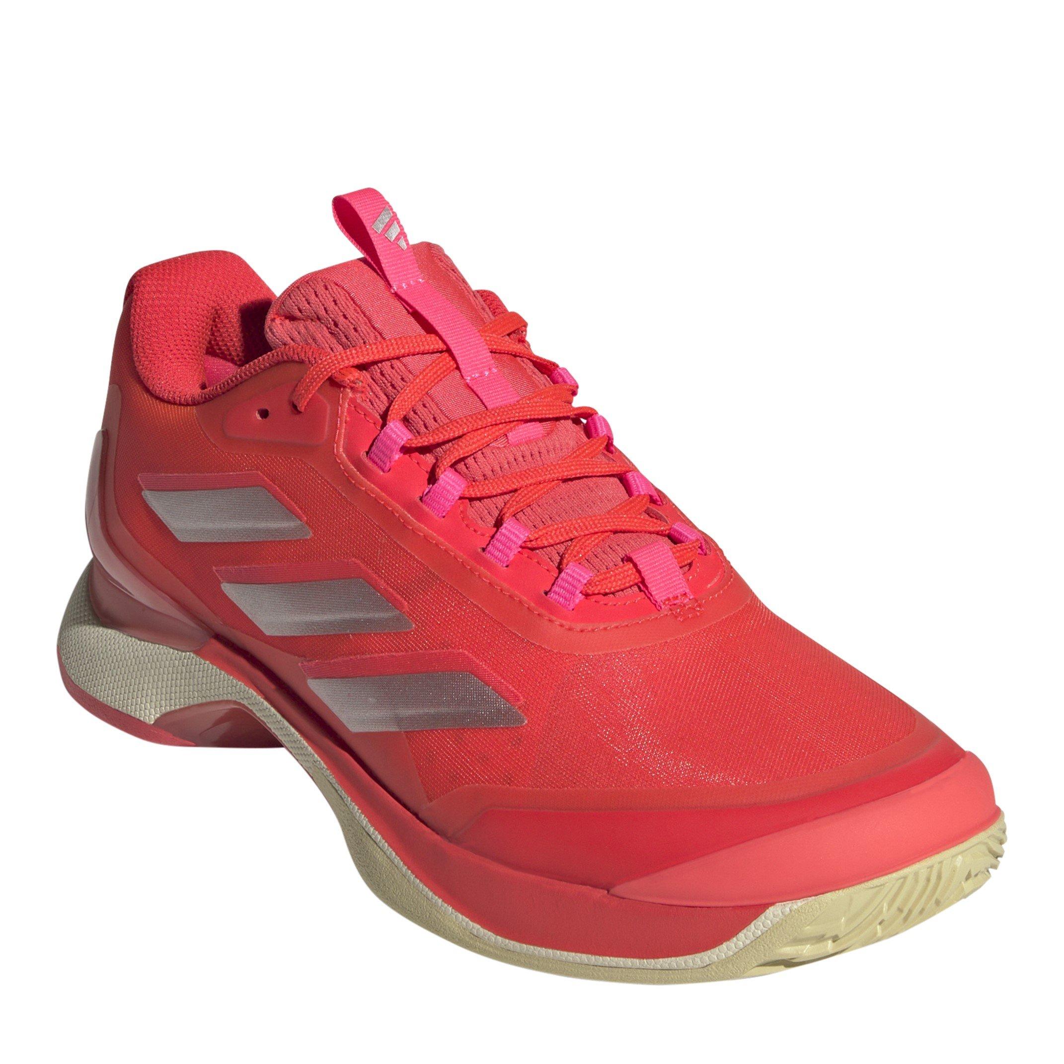 Lucid Red/Silve - adidas - Avacourt Tennis Shoes - 3