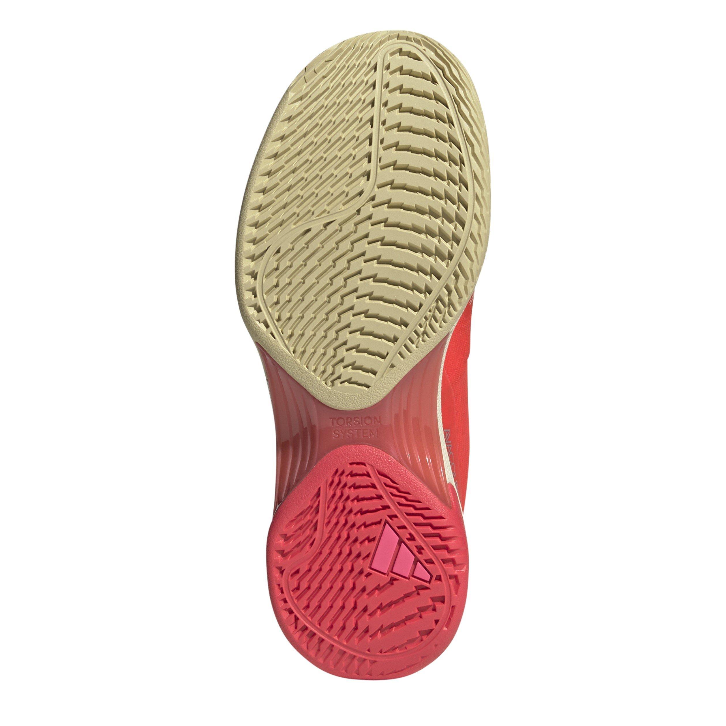 Lucid Red/Silve - adidas - Avacourt Tennis Shoes - 6