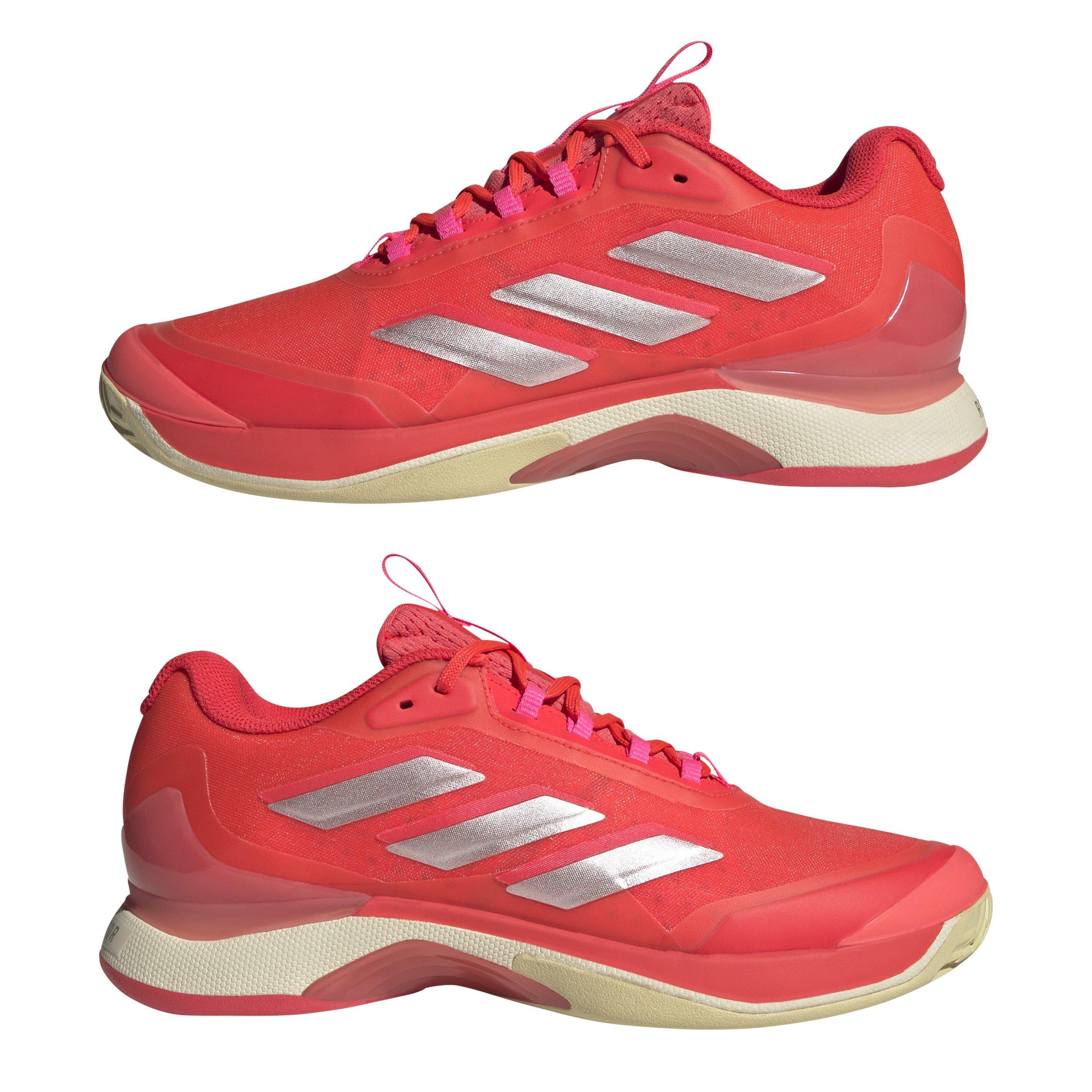 Lucid Red/Silve - adidas - Avacourt Tennis Shoes - 9
