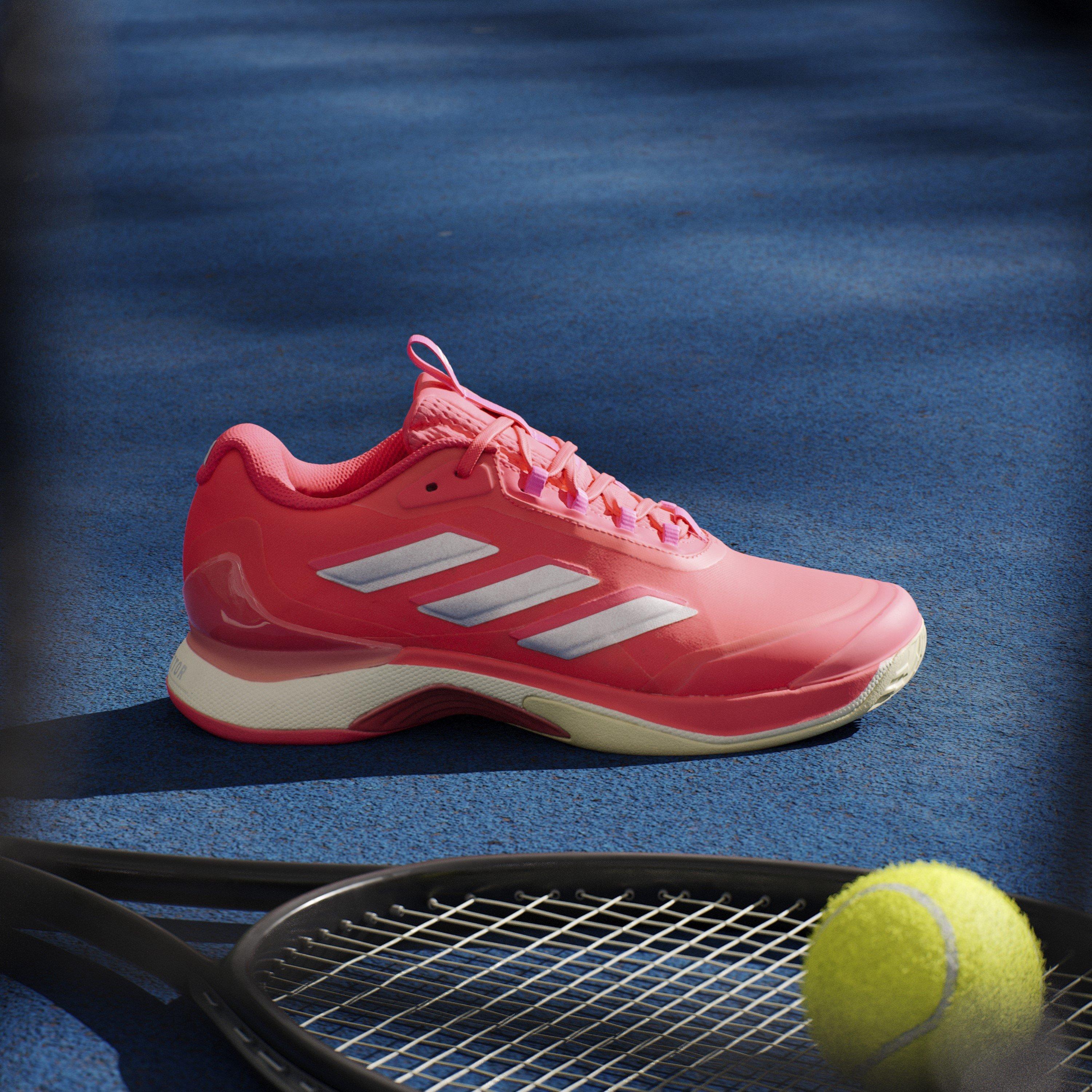 Lucid Red/Silve - adidas - Avacourt Tennis Shoes - 10