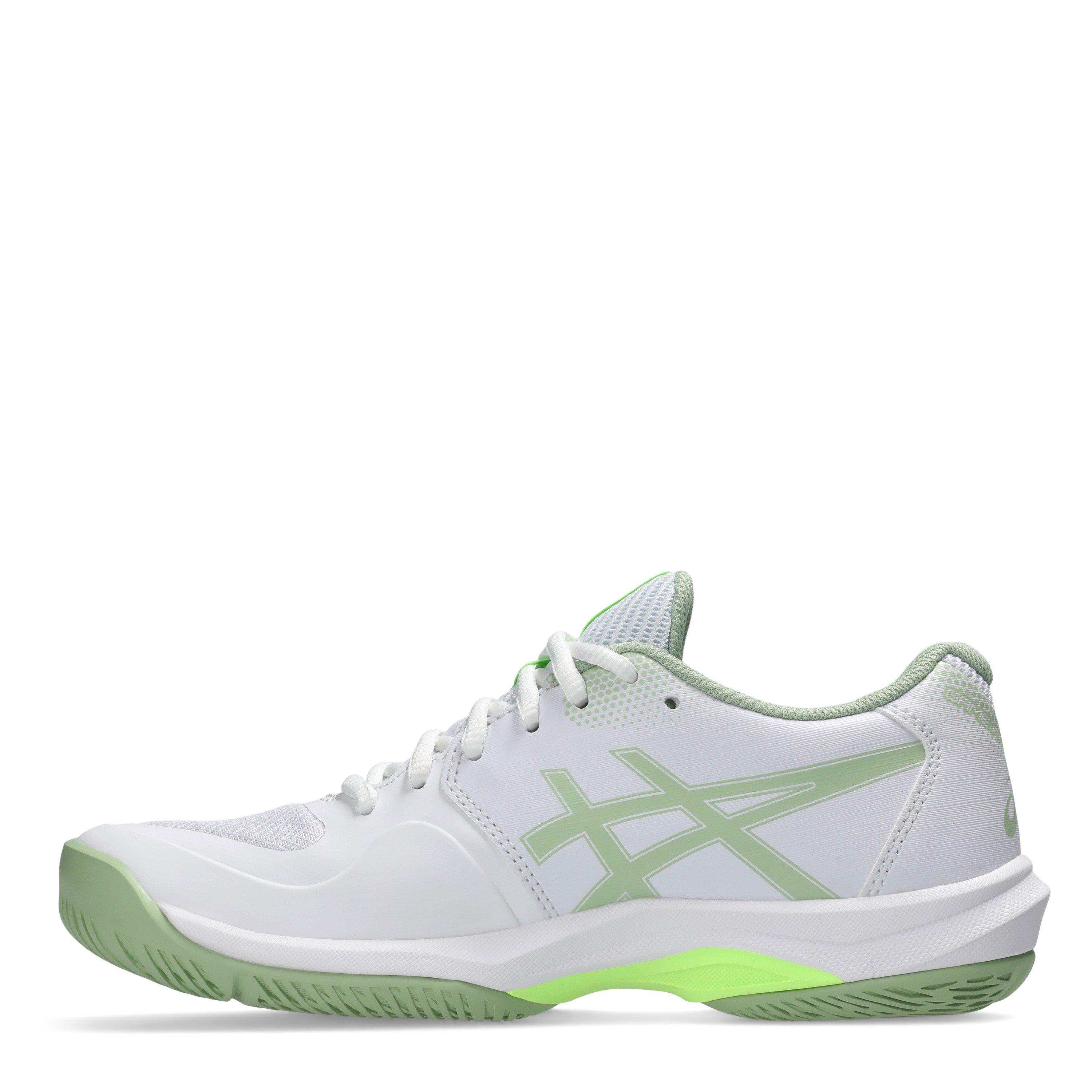 WHITE/JADE - Asics - Game FF Womens Pickleball Shoes - 2