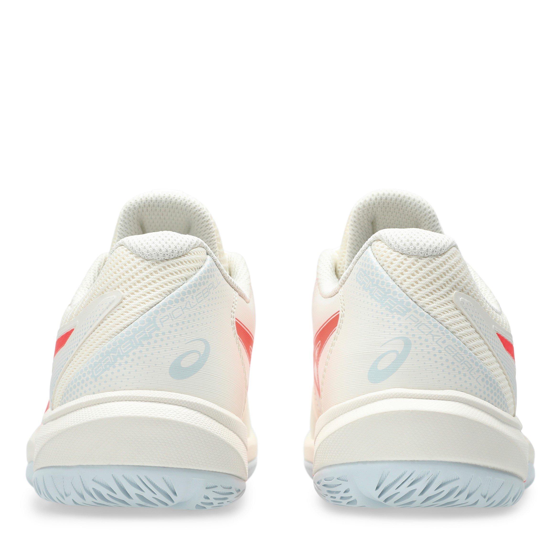 CREAM/FLASH RED - Asics - Game FF Womens Pickleball Shoes - 7