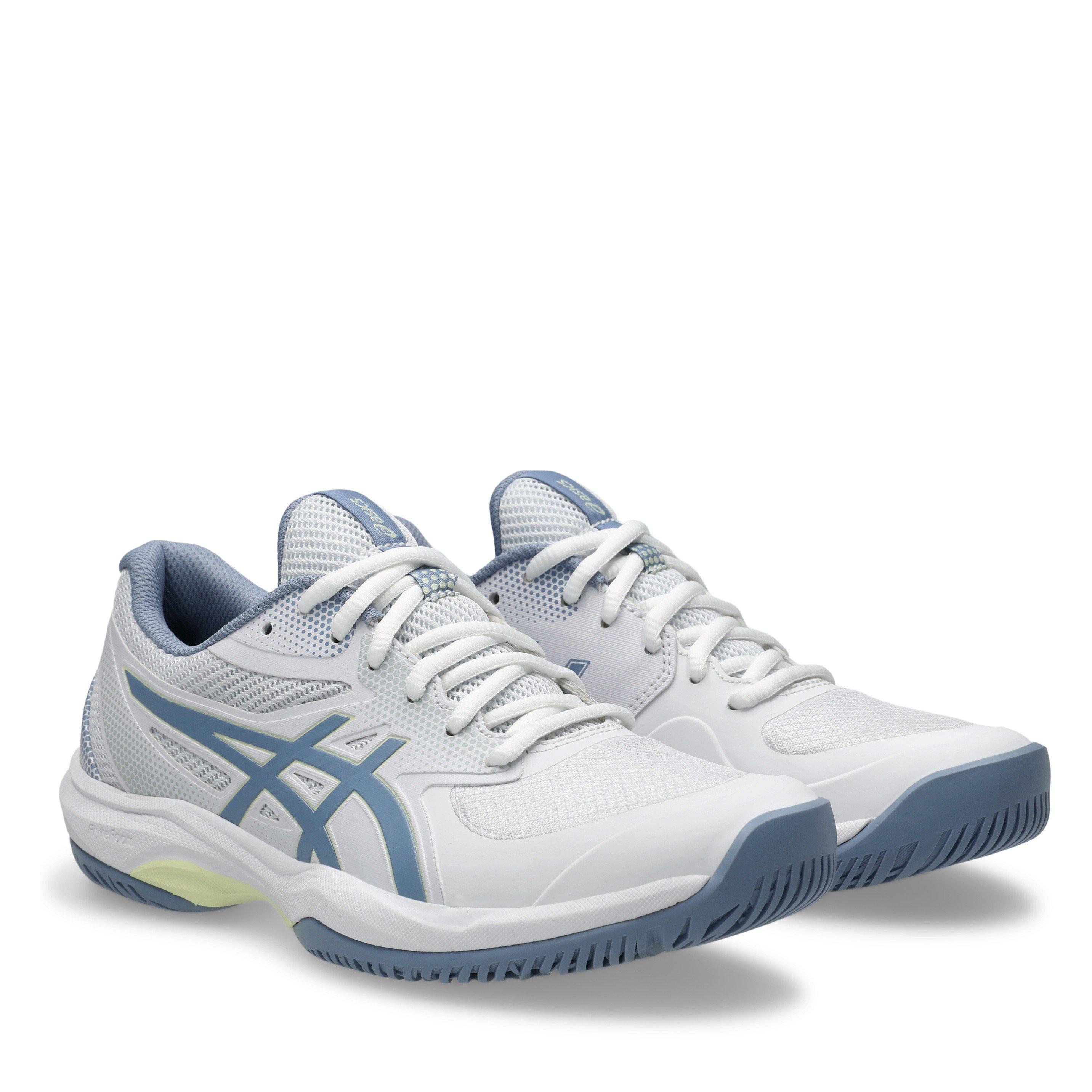 Wht/Calm Indigo - Asics - Game FF Womens Pickleball Shoes - 4