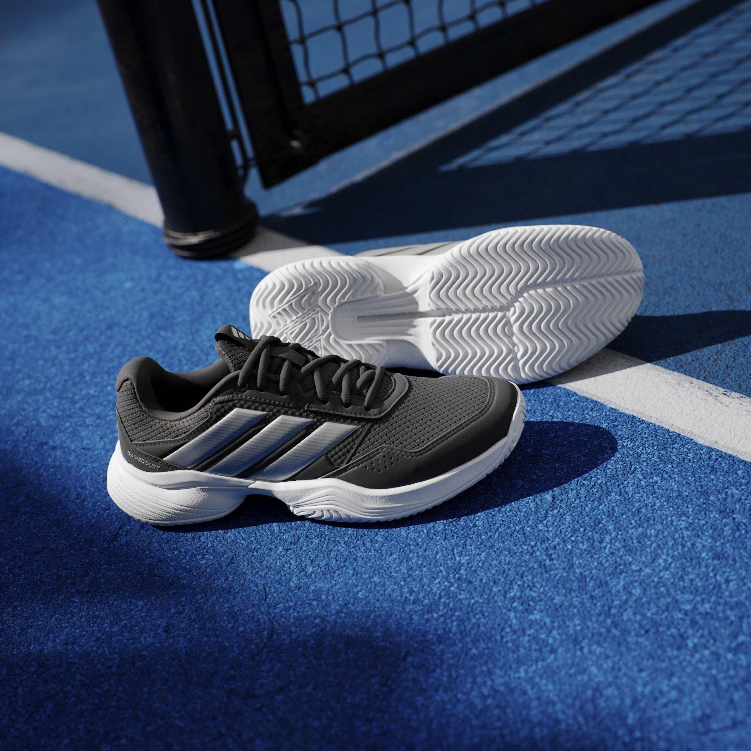 Blk/Silver/Wht - adidas - Adidas GameCourt 3 Ld71 - 15