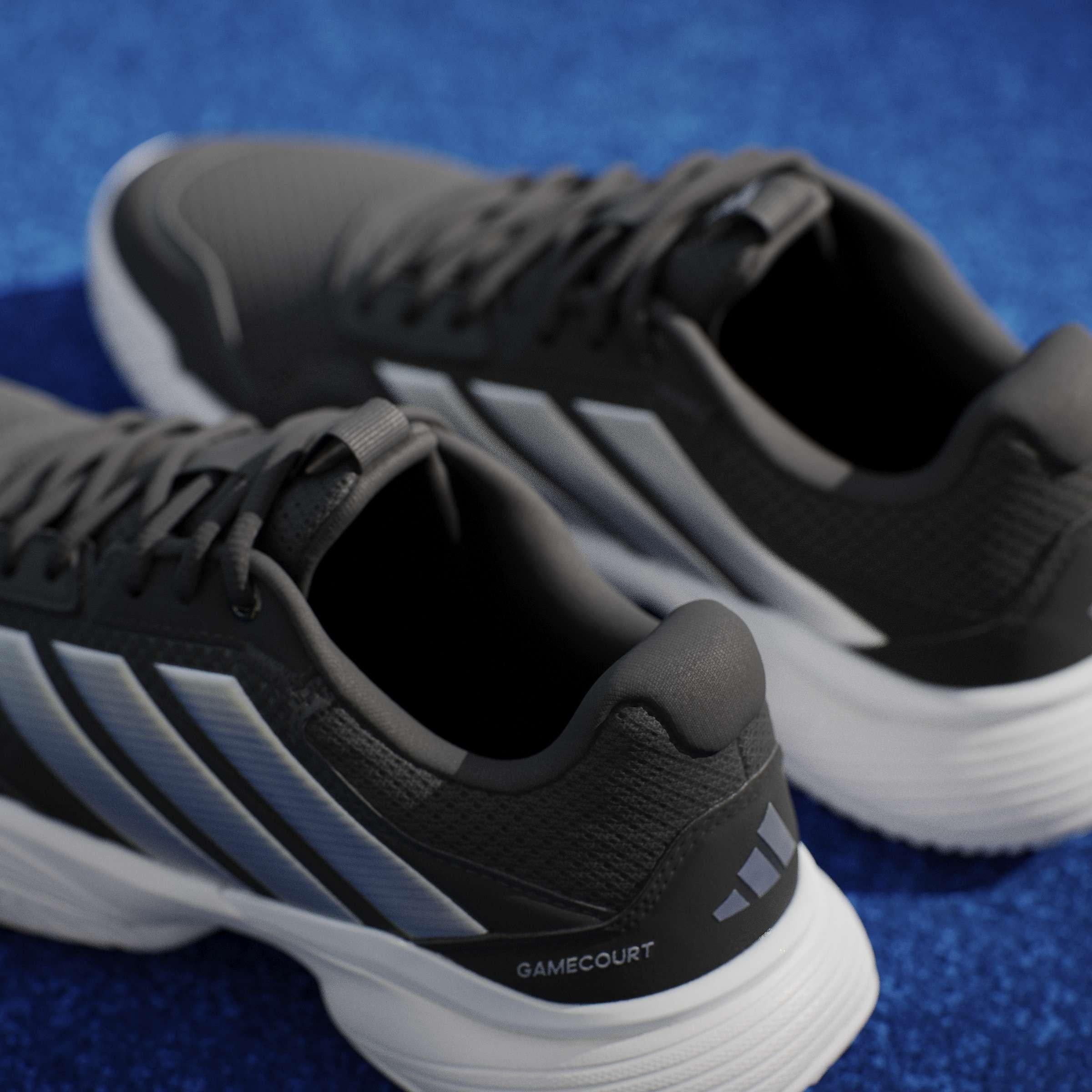 Blk/Silver/Wht - adidas - Adidas GameCourt 3 Ld71 - 16