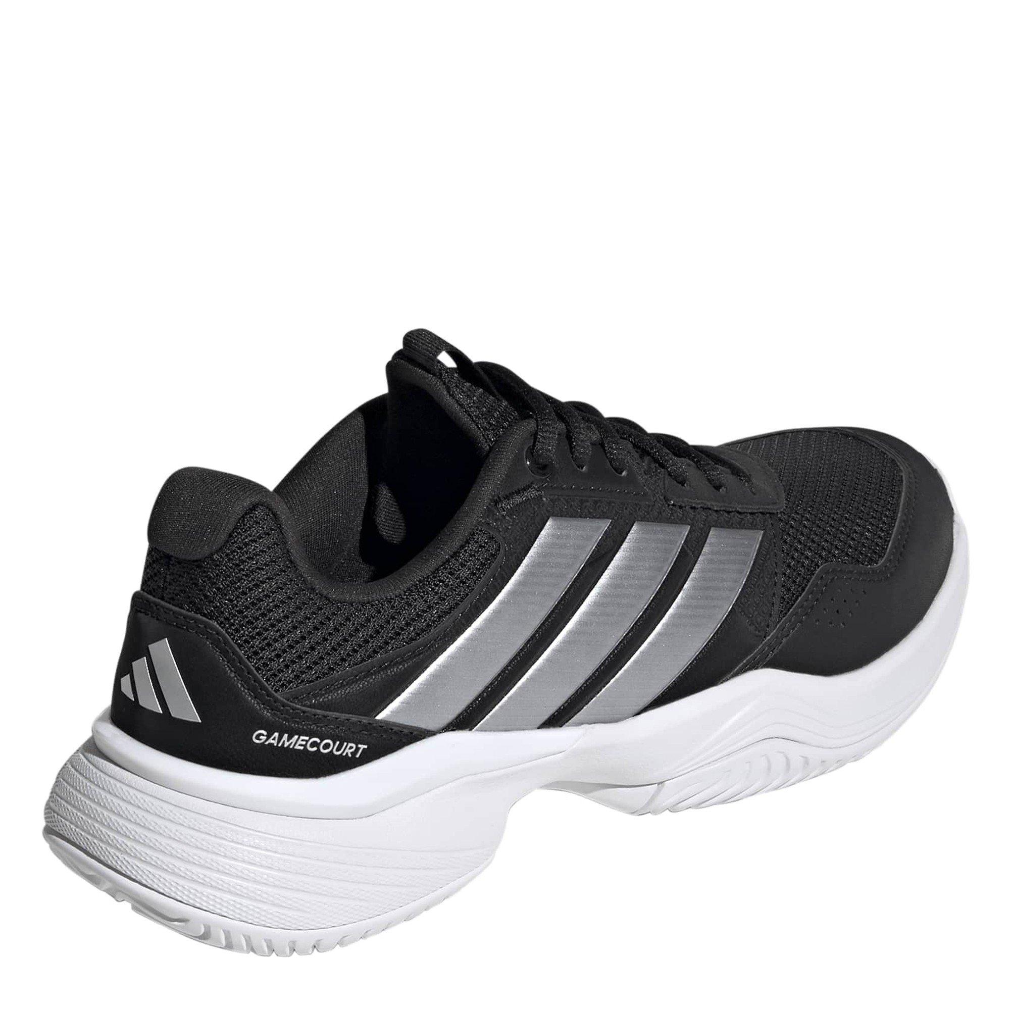 Blk/Silver/Wht - adidas - Adidas GameCourt 3 Ld71 - 4