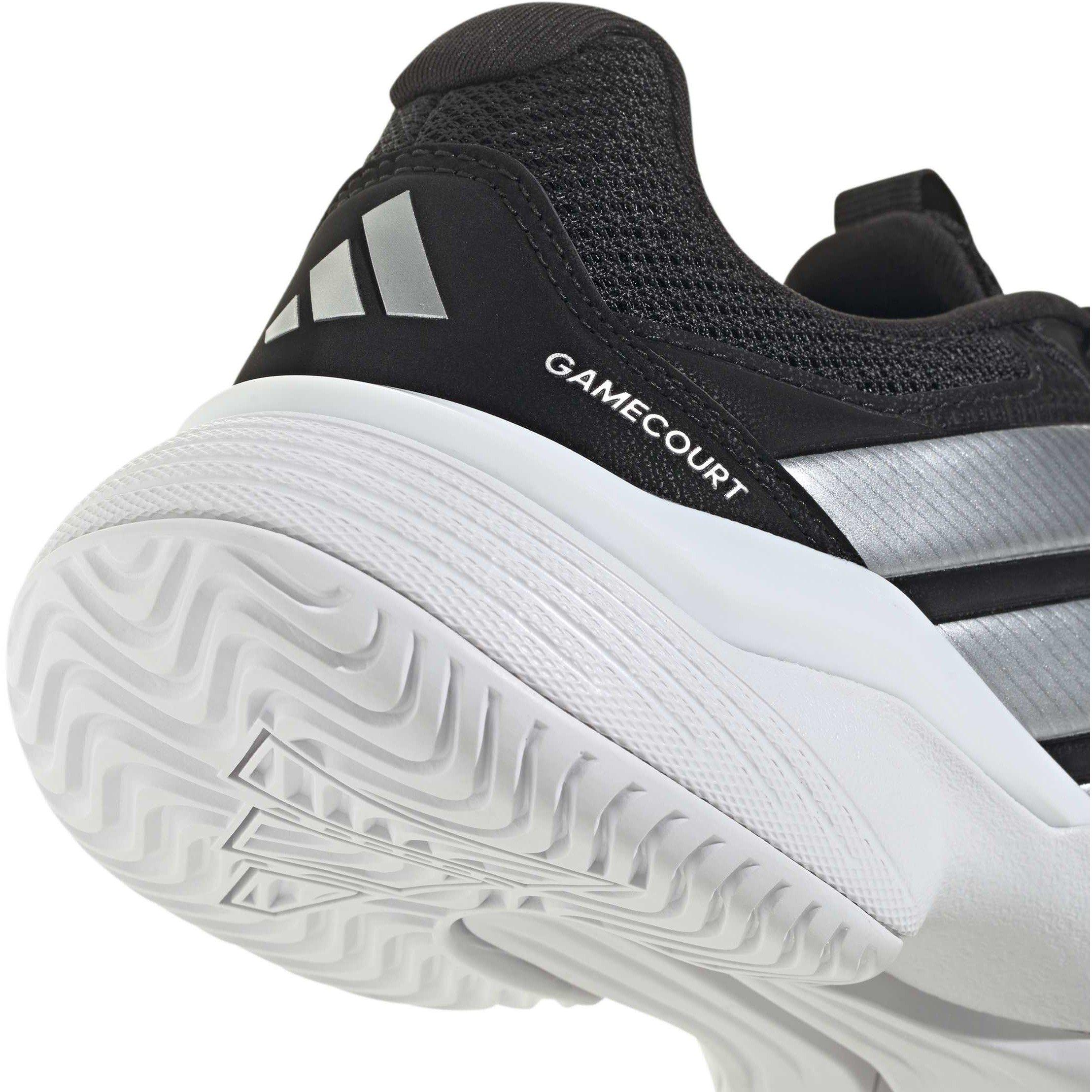 Blk/Silver/Wht - adidas - Adidas GameCourt 3 Ld71 - 8