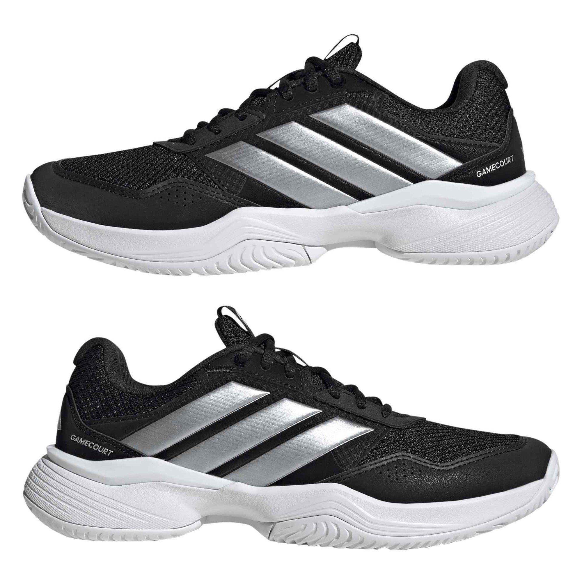 Blk/Silver/Wht - adidas - Adidas GameCourt 3 Ld71 - 9