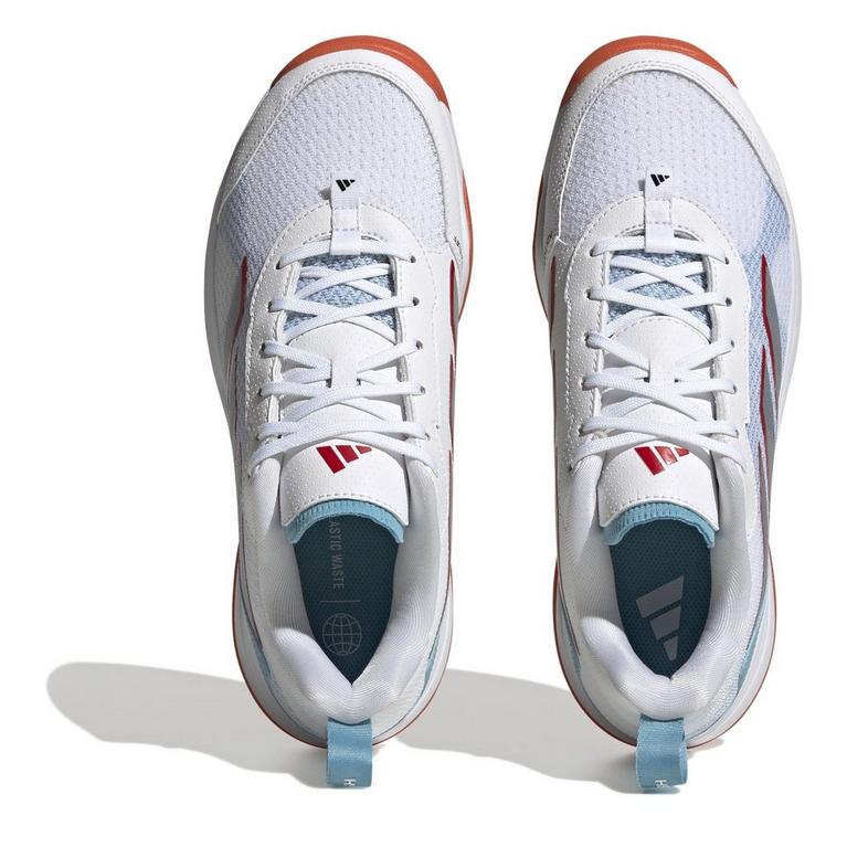 Blanc/Argenté Métallisé - adidas - Sneaker Royale In Camoscio E - 5