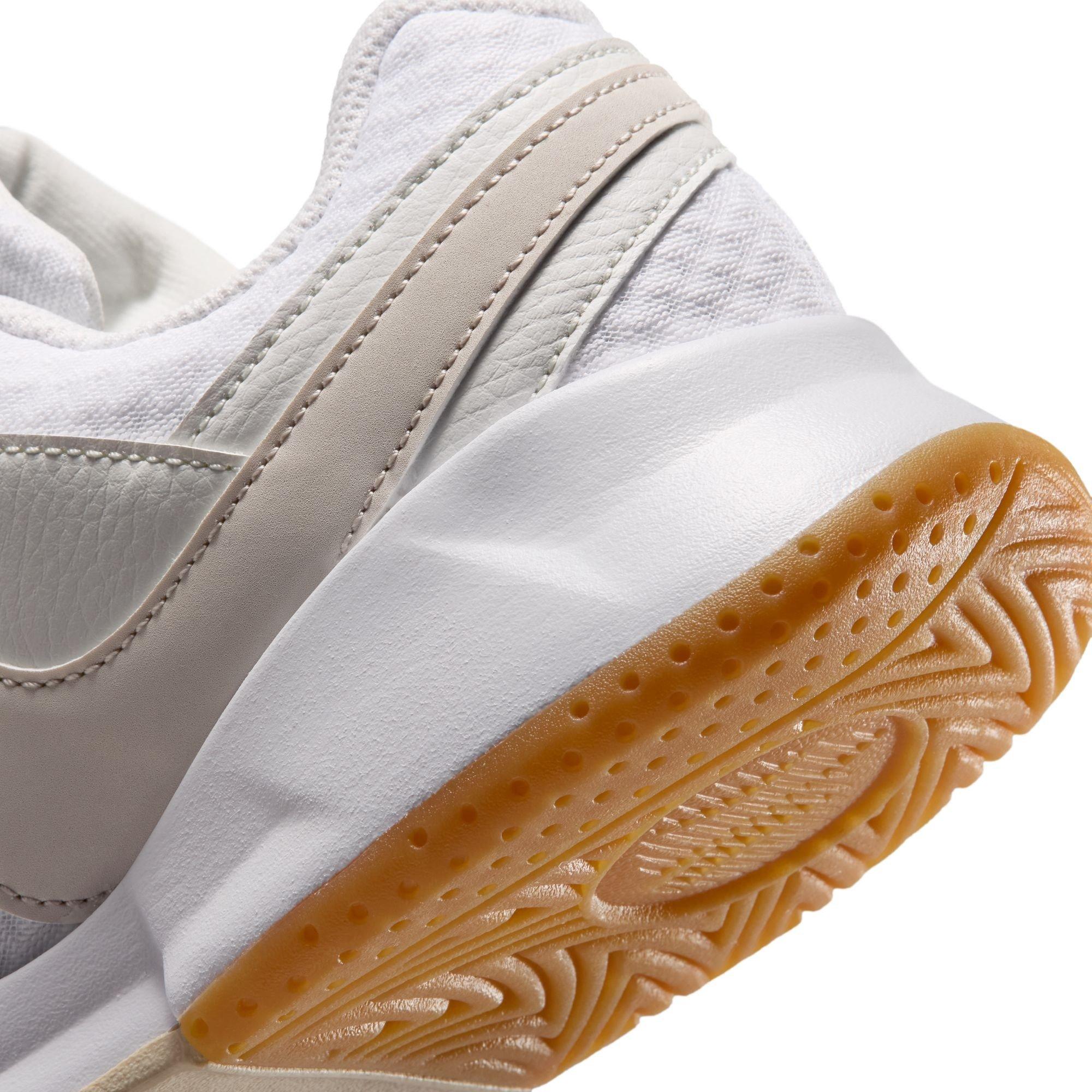 Wht/Brown-Linen - Nike - Court Lite 4 Womens Tennis Shoes - 8