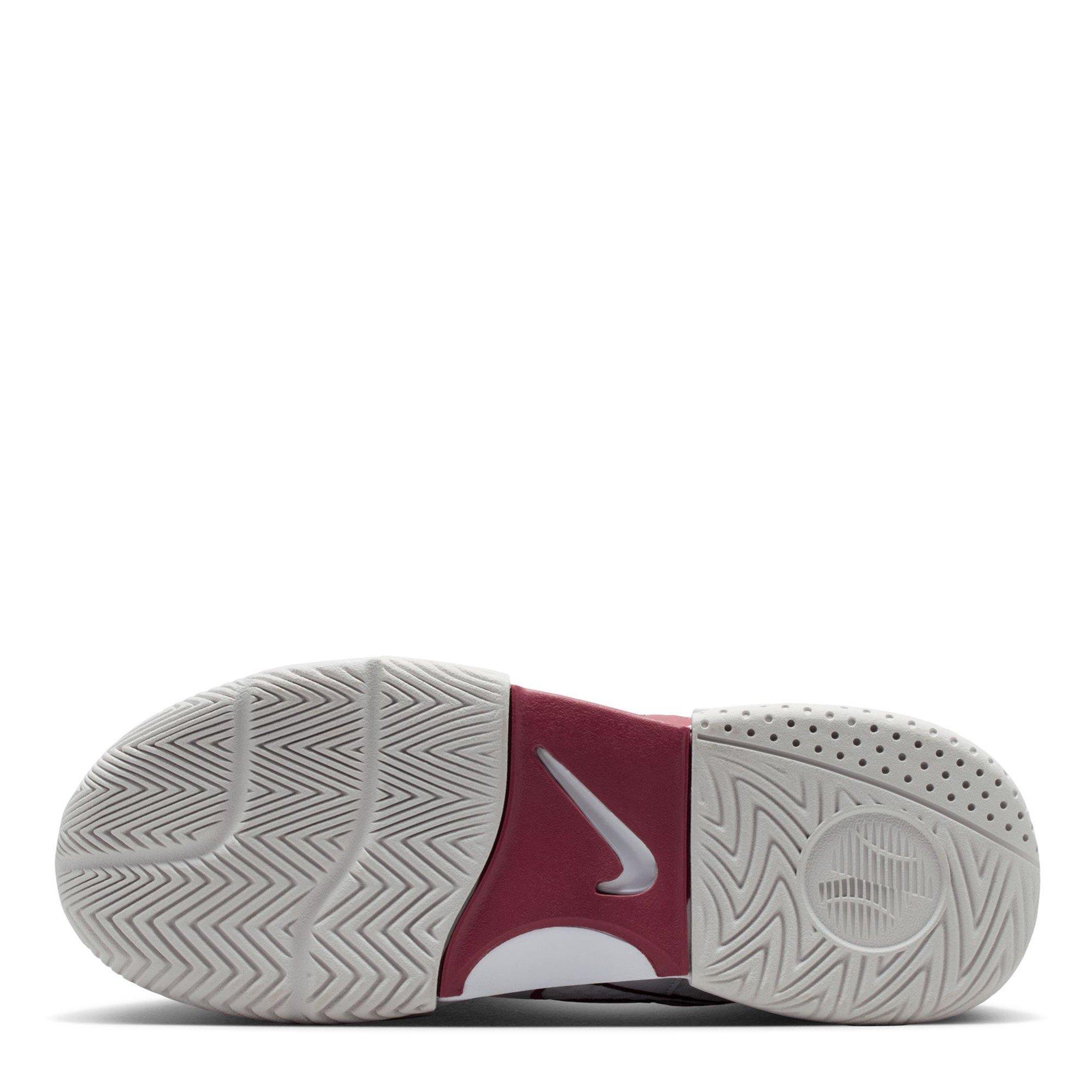 White/Pink-Grey - Nike - Court Lite 4 Womens Tennis Shoes - 3