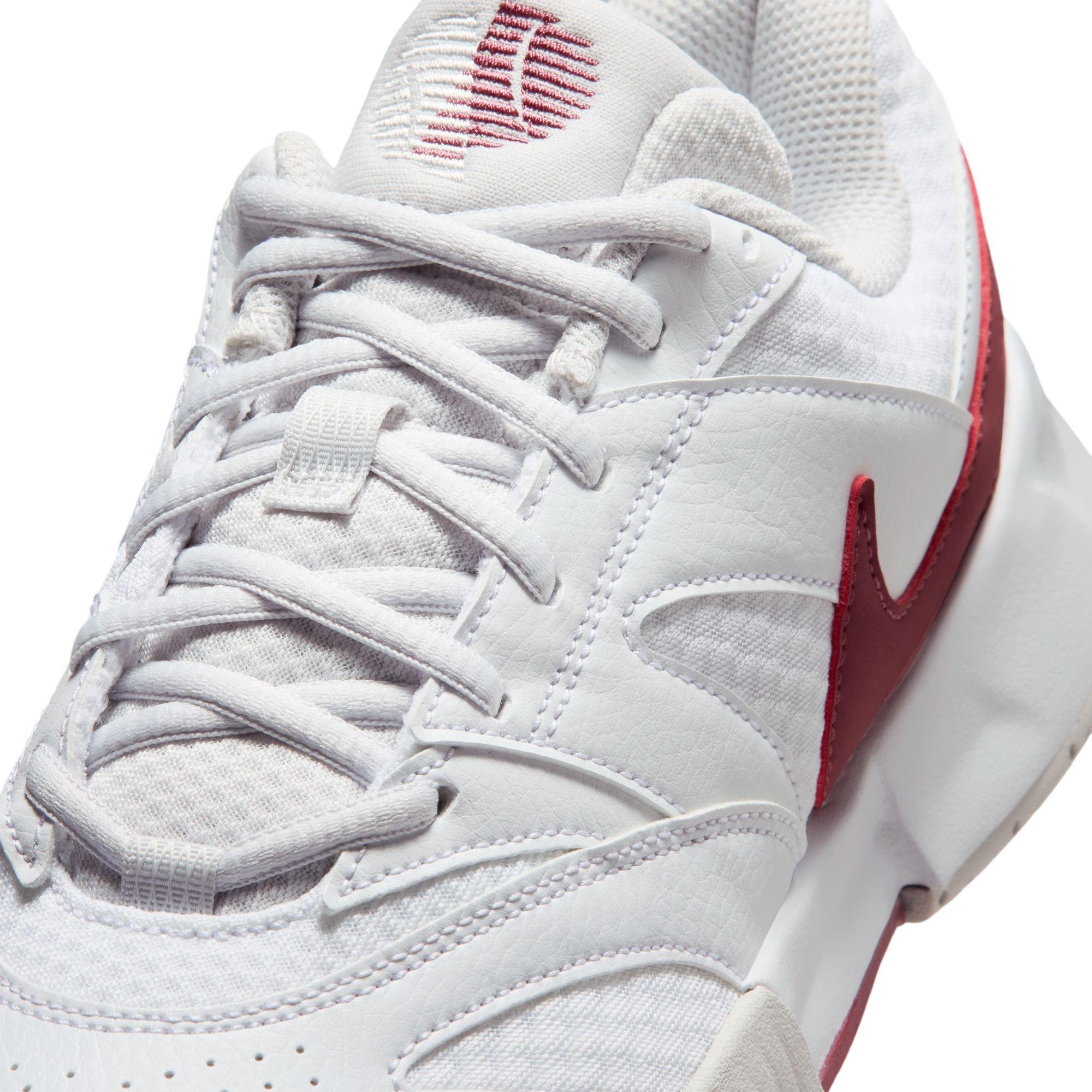 White/Pink-Grey - Nike - Court Lite 4 Womens Tennis Shoes - 7