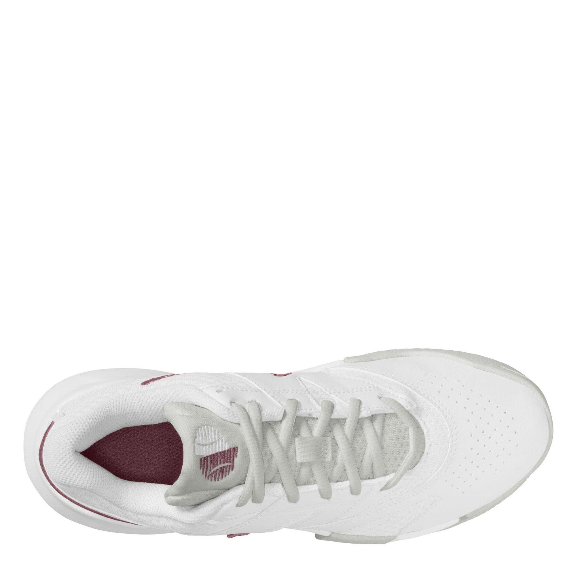 White/Pink-Grey - Nike - Court Lite 4 Womens Tennis Shoes - 9