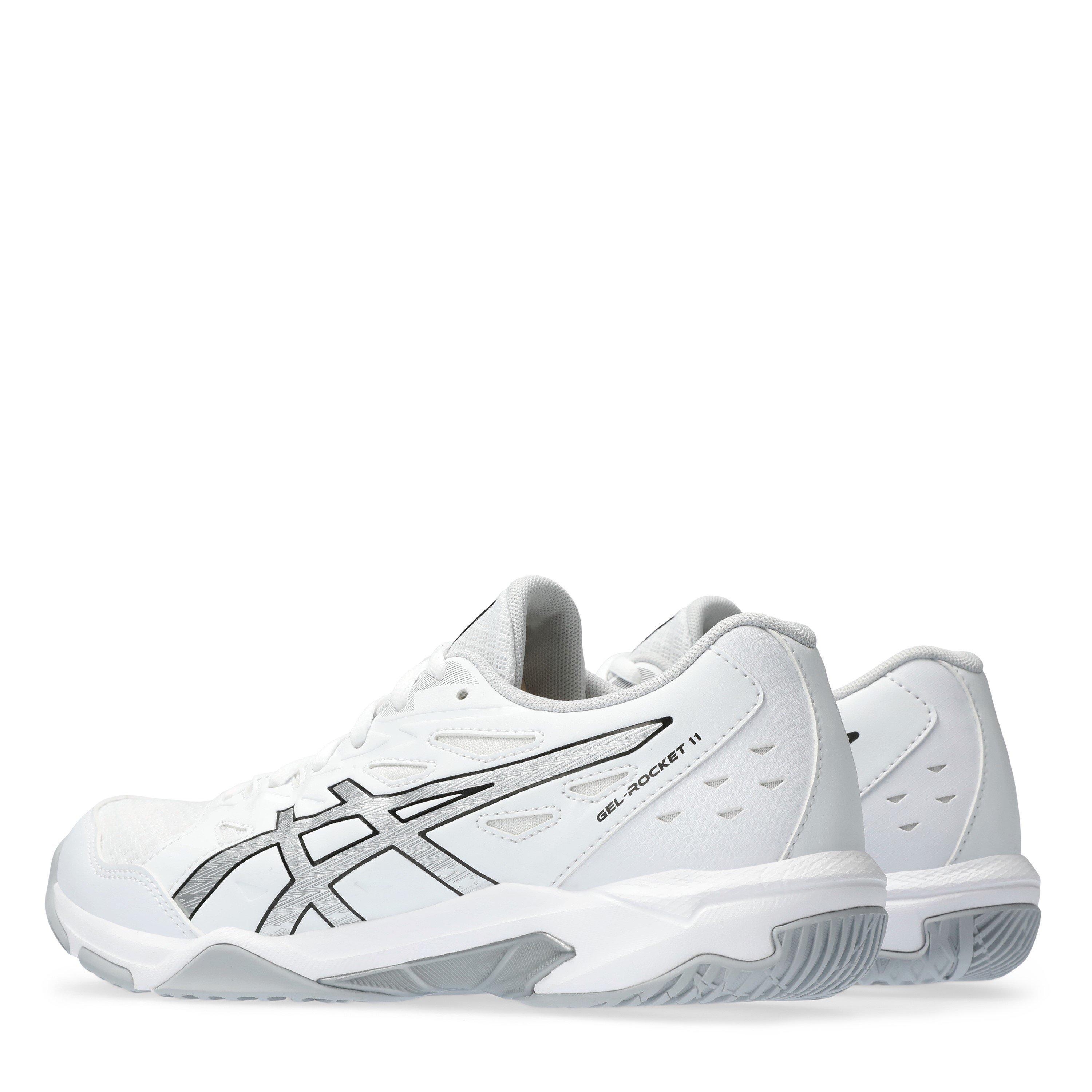 Bianco/Argento - Asics - Gel-Rocket 11 Women's Indoor Court Shoes - 5