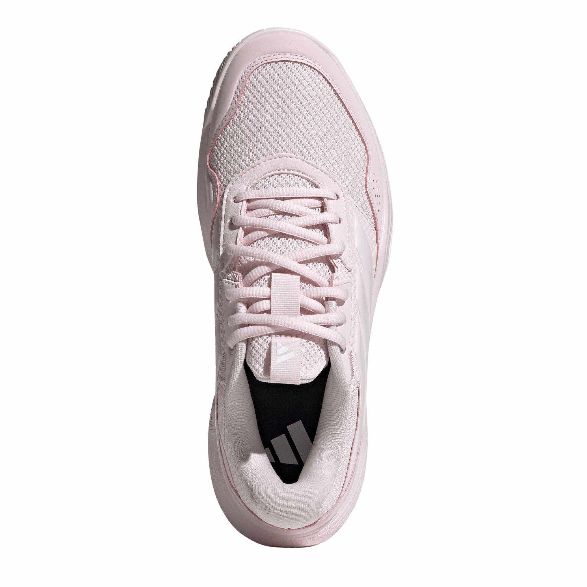 Pink/White - adidas - GameCourt 3 All Court Womens Tennis Shoes - 5