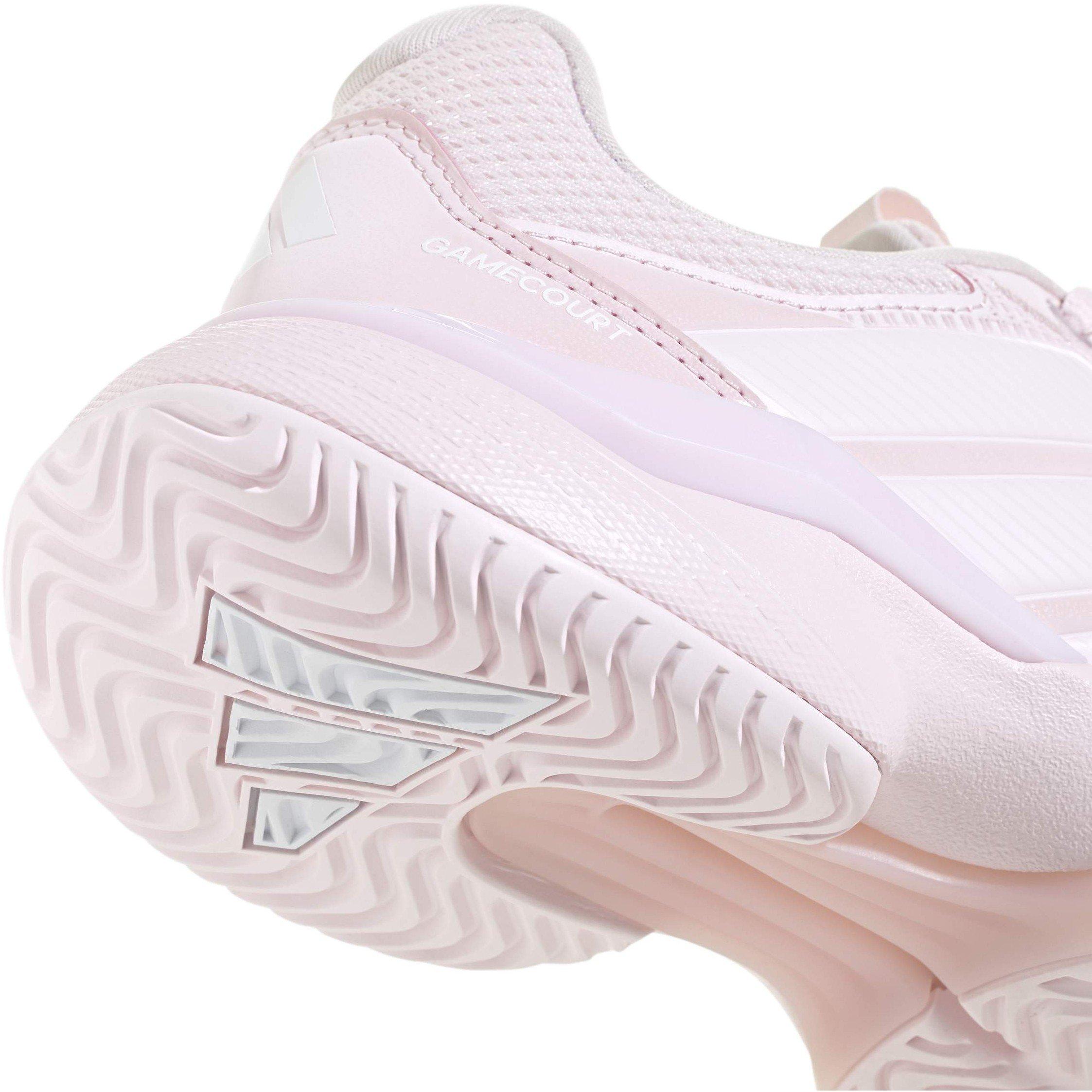 Pink/White - adidas - GameCourt 3 All Court Womens Tennis Shoes - 8