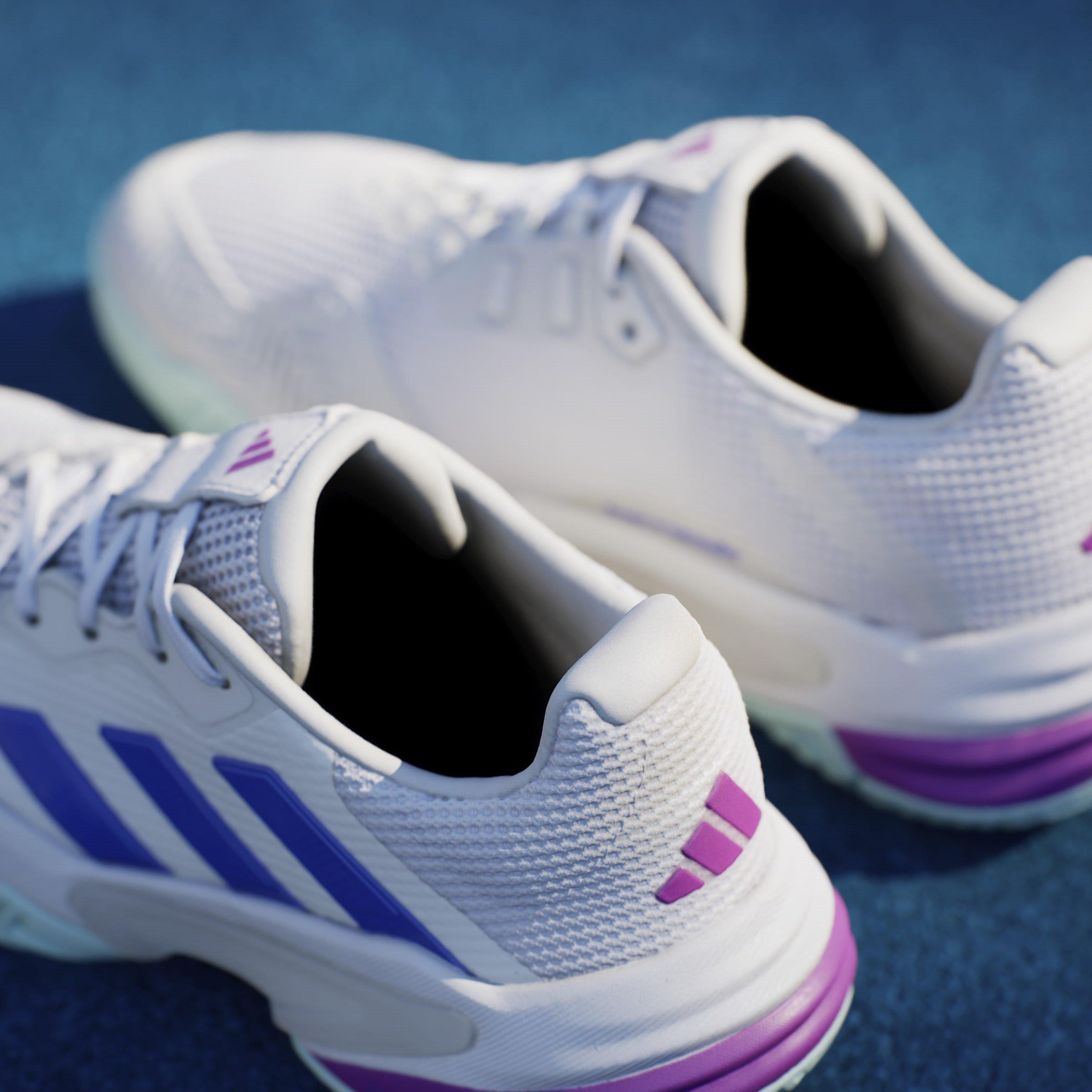 White/Blue - adidas - Barricade 13 Tennis Shoes Women's - 16