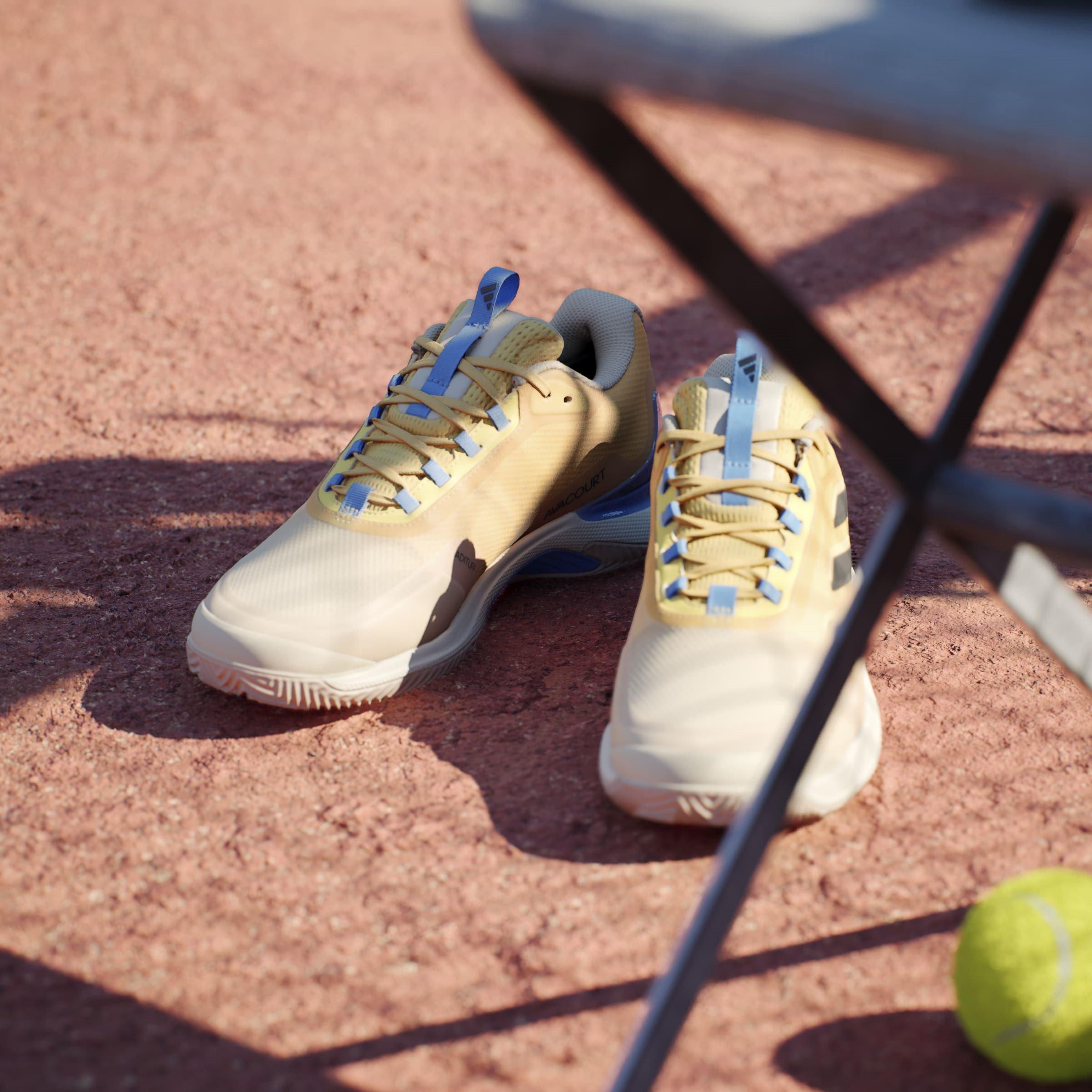 SEMSPA/CBLACK/B - adidas - Avacourt Tennis Shoes - 13