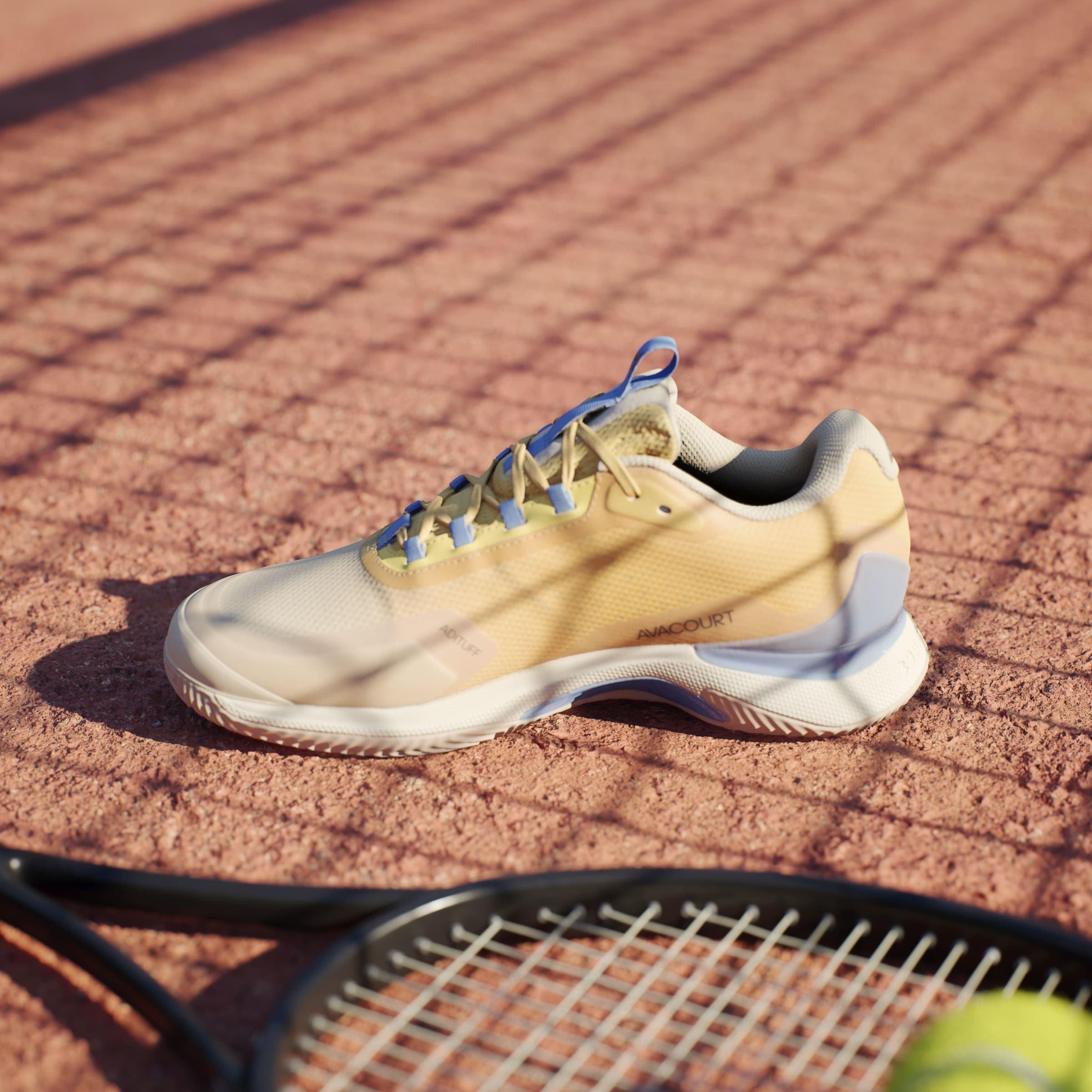 SEMSPA/CBLACK/B - adidas - Avacourt Tennis Shoes - 15