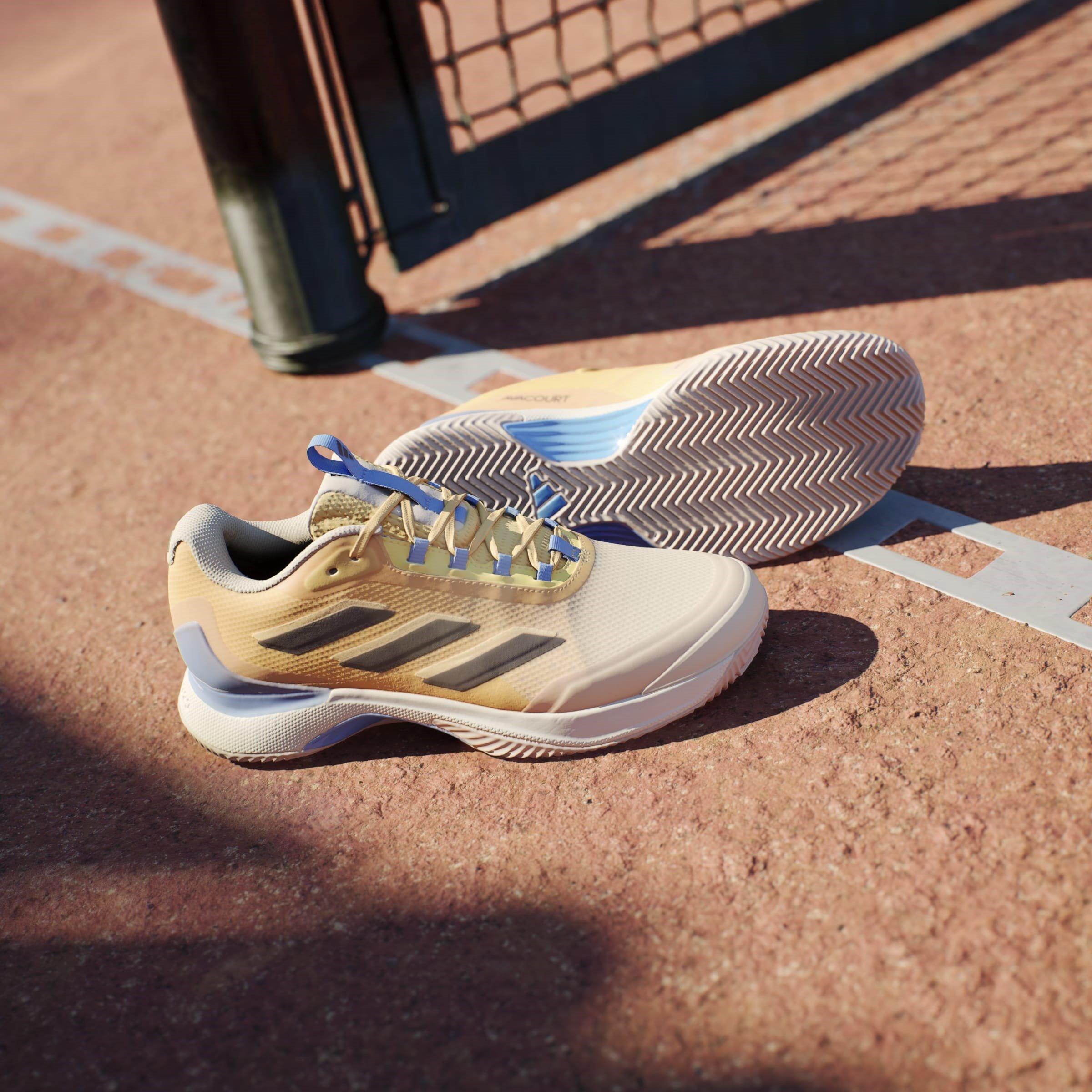 SEMSPA/CBLACK/B - adidas - Avacourt Tennis Shoes - 16