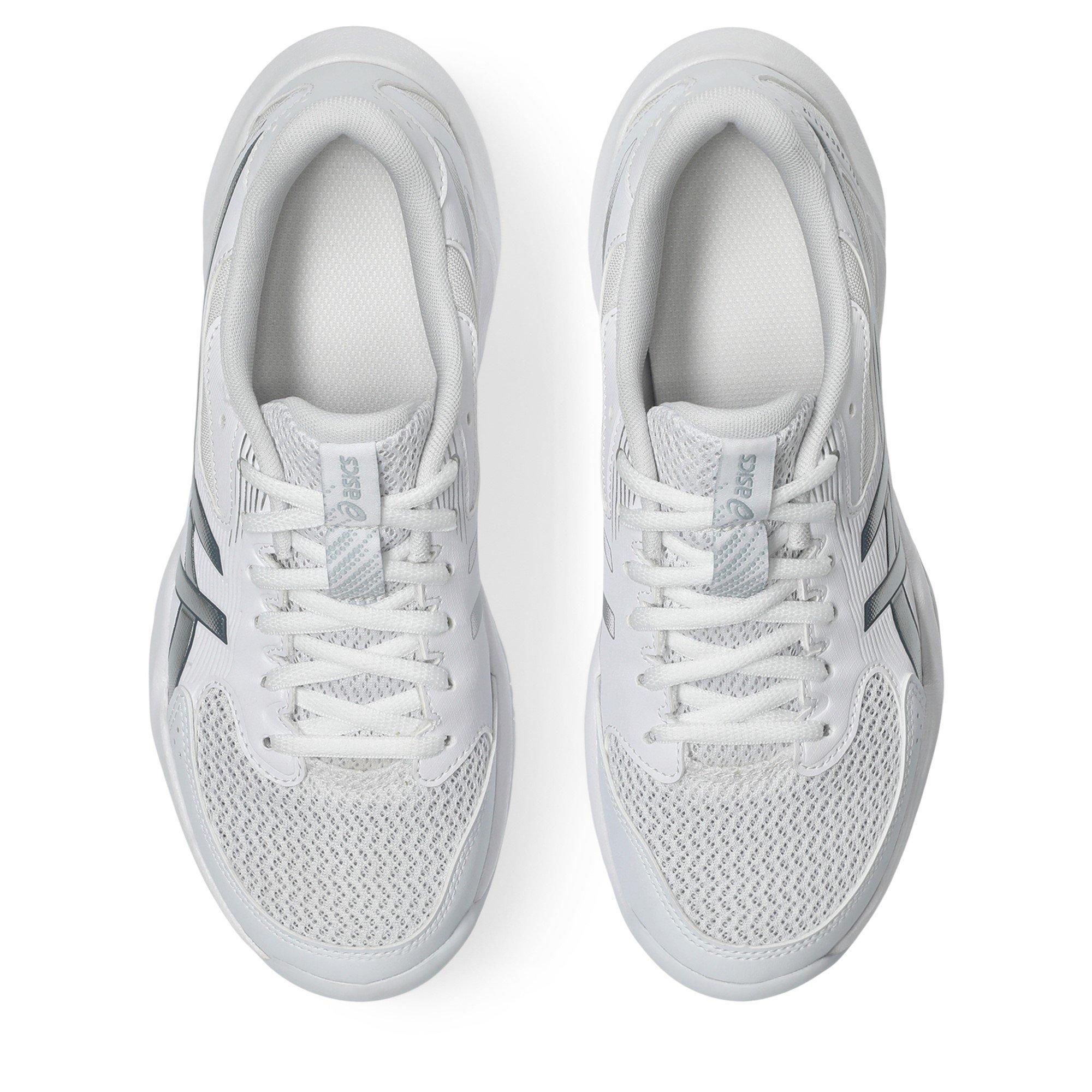 WHITE/SILVER - Asics - Gel-Rocket 12 Womens Badminton Shoes - 6