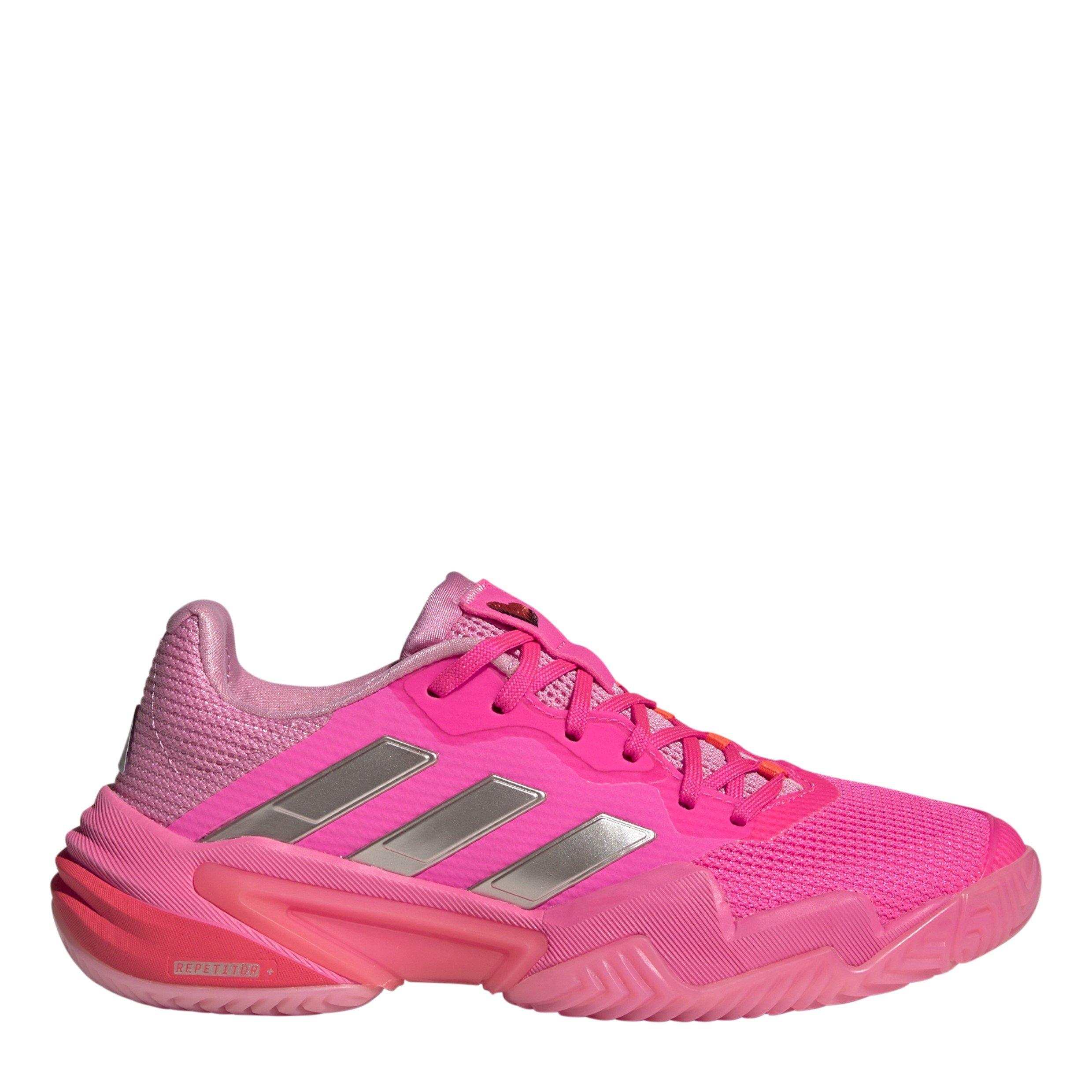 Adidas Women's Barricade 13 Tennis Shoes - Lucid Pink/Cham - 6.5 (40)