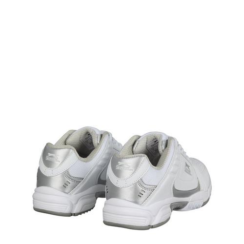 White/Silver - Slazenger - Ladies Tennis Shoes - 4