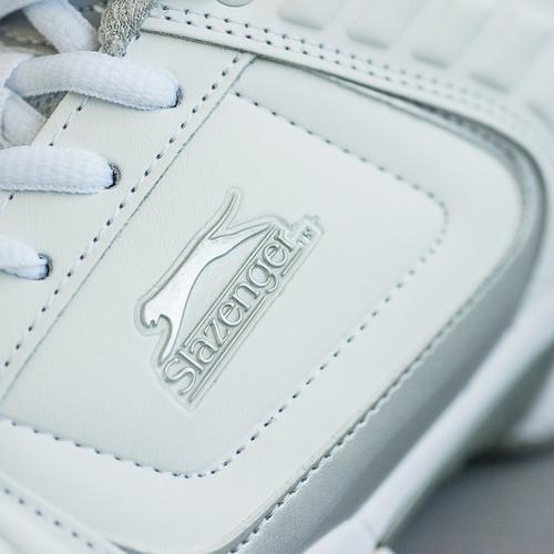 White/Silver - Slazenger - Ladies Tennis Shoes - 7