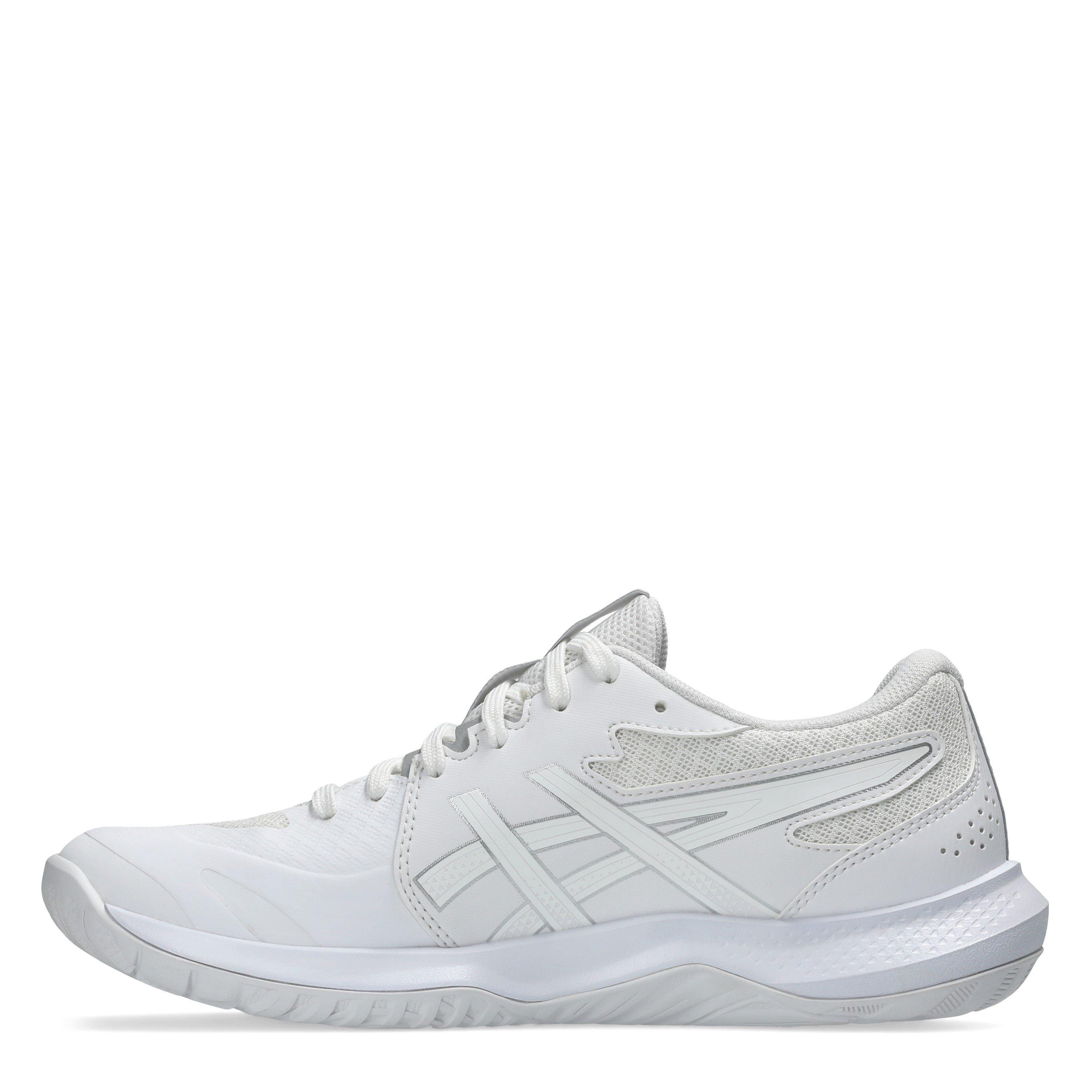 WHITE/SILVER - Asics - GEL-Tactic 13 Womens Badminton Shoes - 2